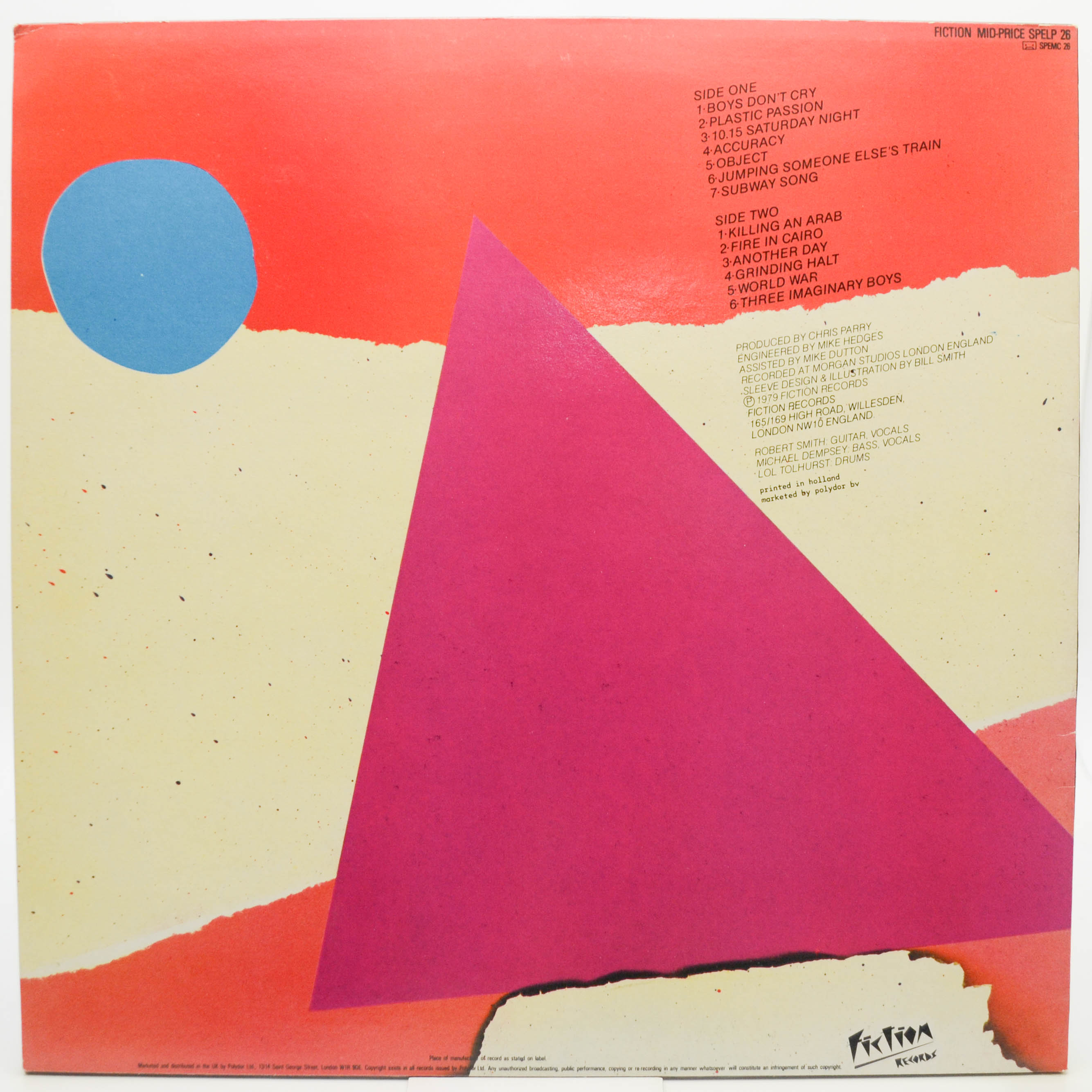 Cure — Boys Don't Cry (UK), 1980