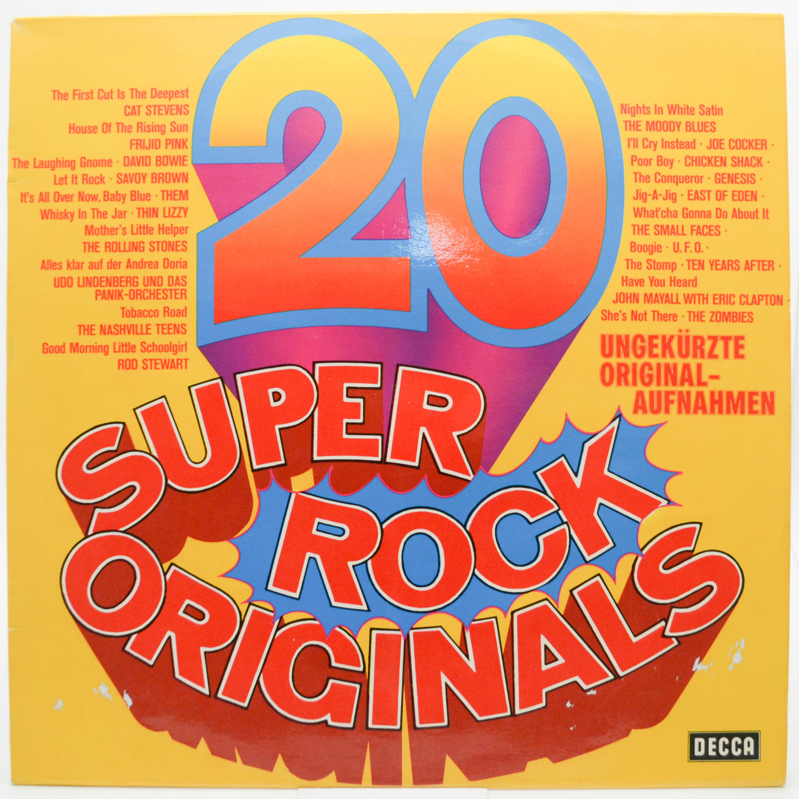 Various - 20 Super Rock Originals, 1870 ₽ Германия, Decca, купить ...