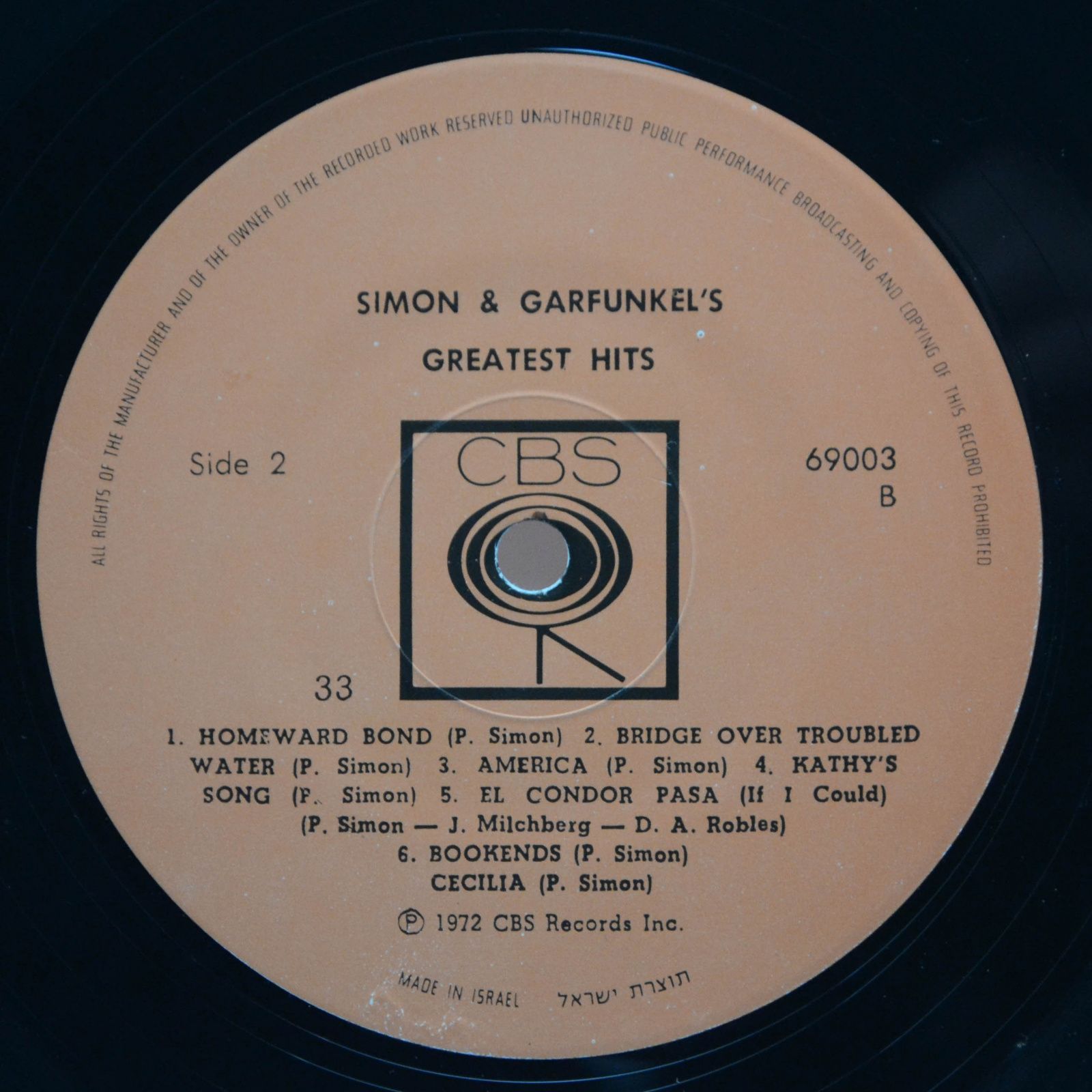 Simon & Garfunkel — Simon And Garfunkel's Greatest Hits, 1972