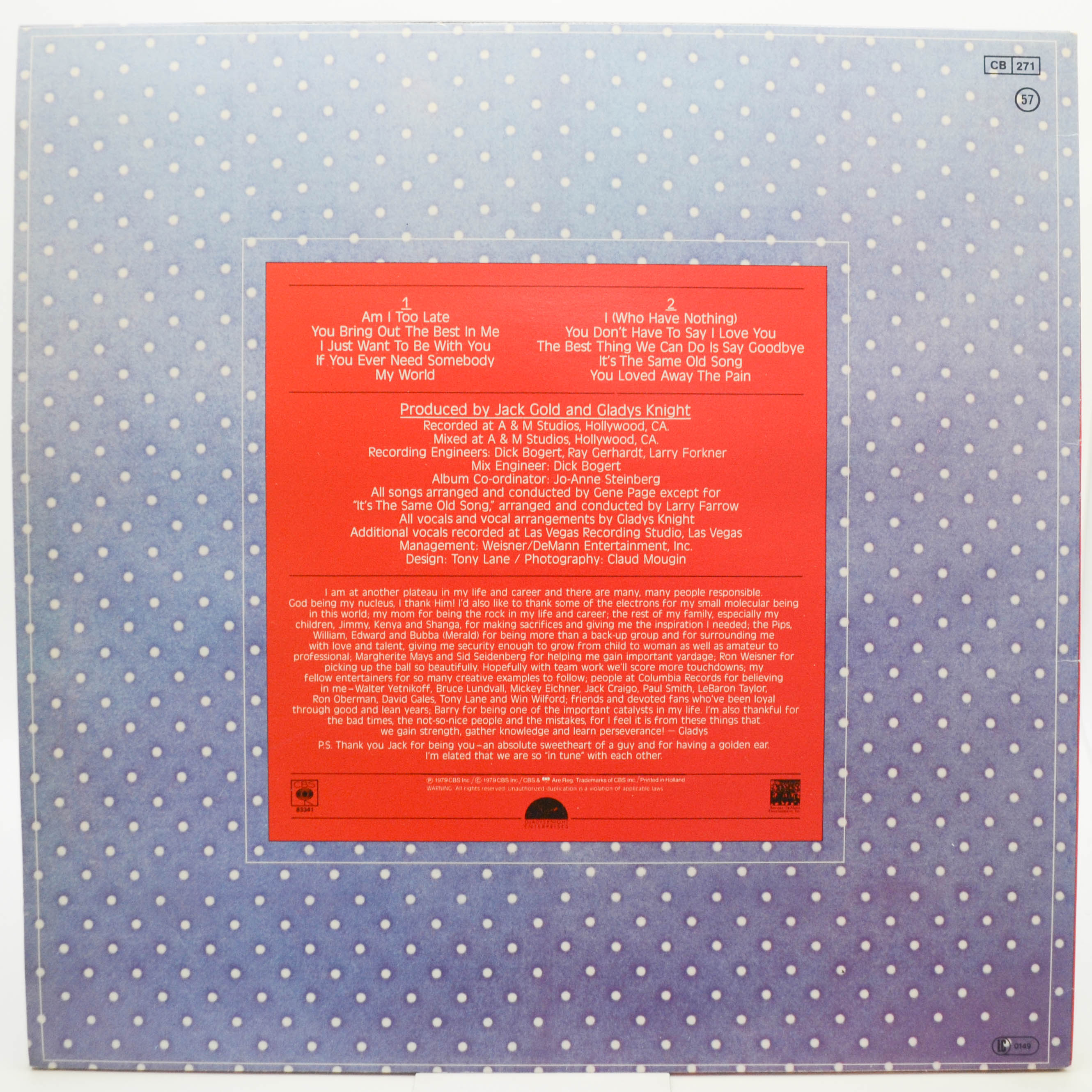 Gladys Knight — Gladys Knight, 1979