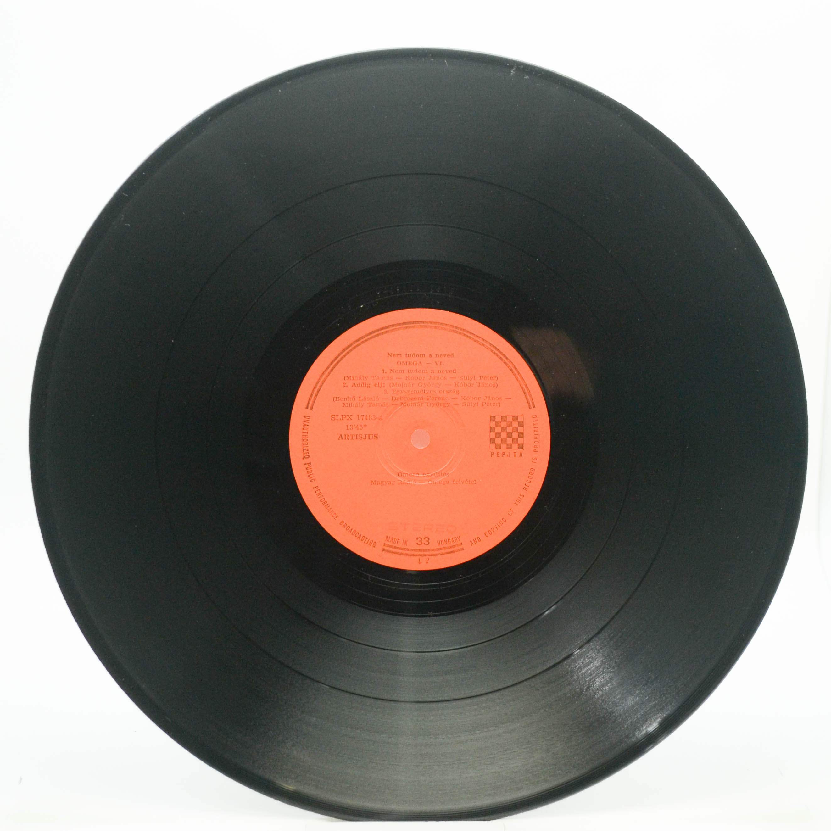 Omega — 6 - Nem Tudom A Neved (1-st, Hungary), 1975