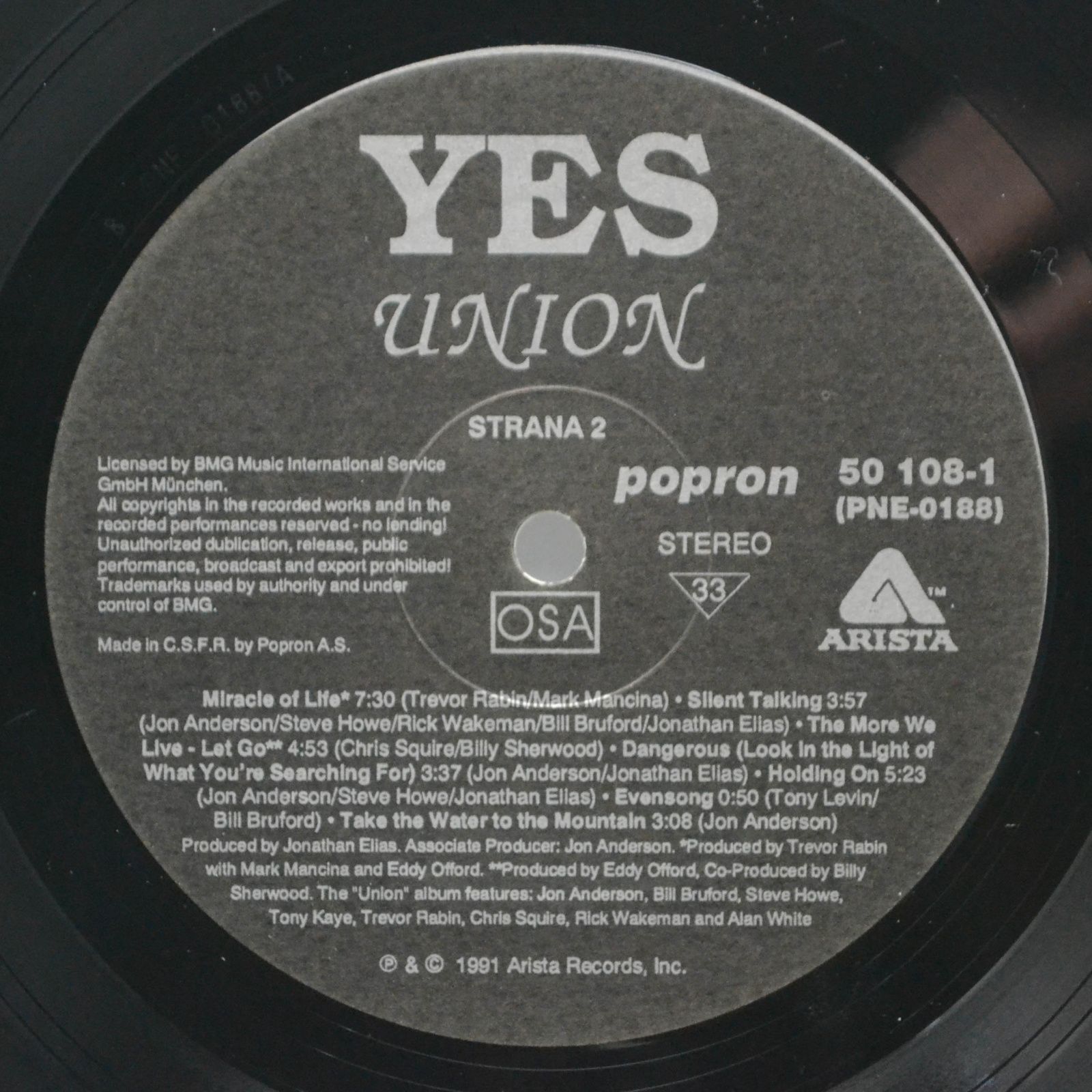 Yes — Union, 1991