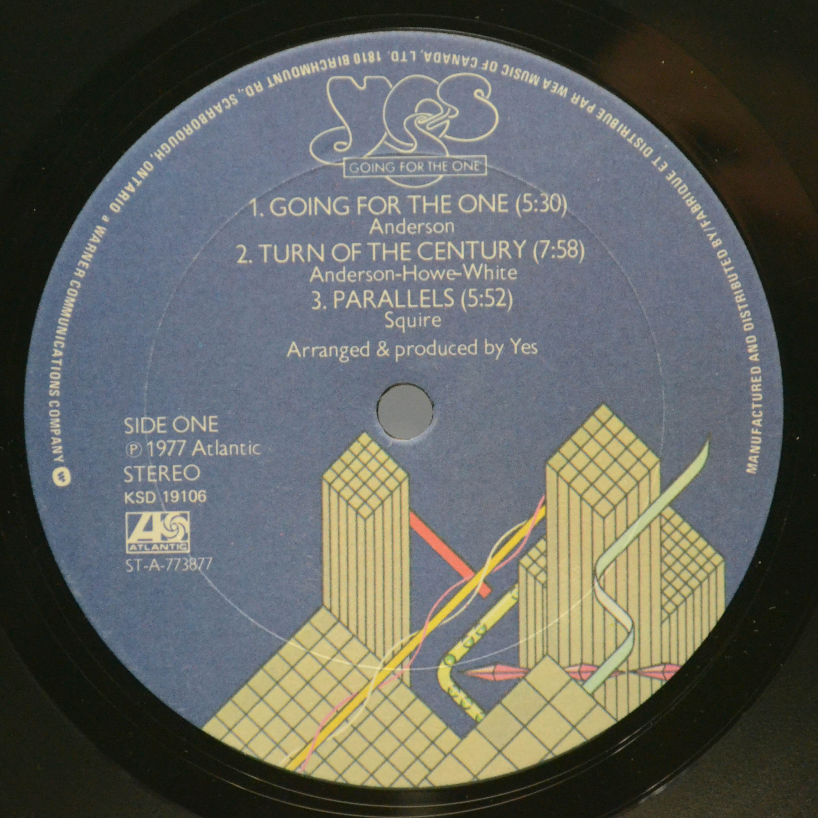 Yes — Going For The One, 1977