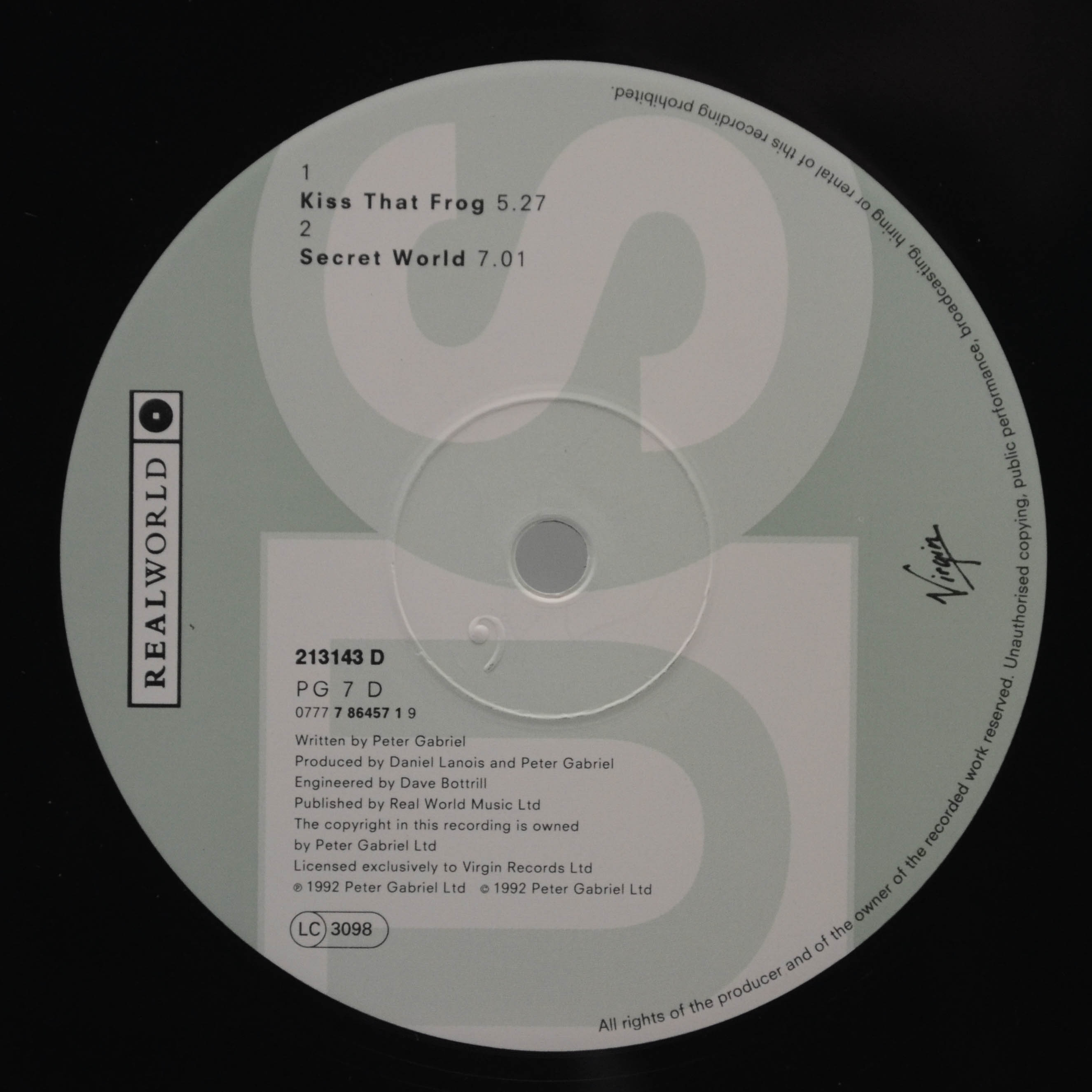 Peter Gabriel — Us (2LP), 1992