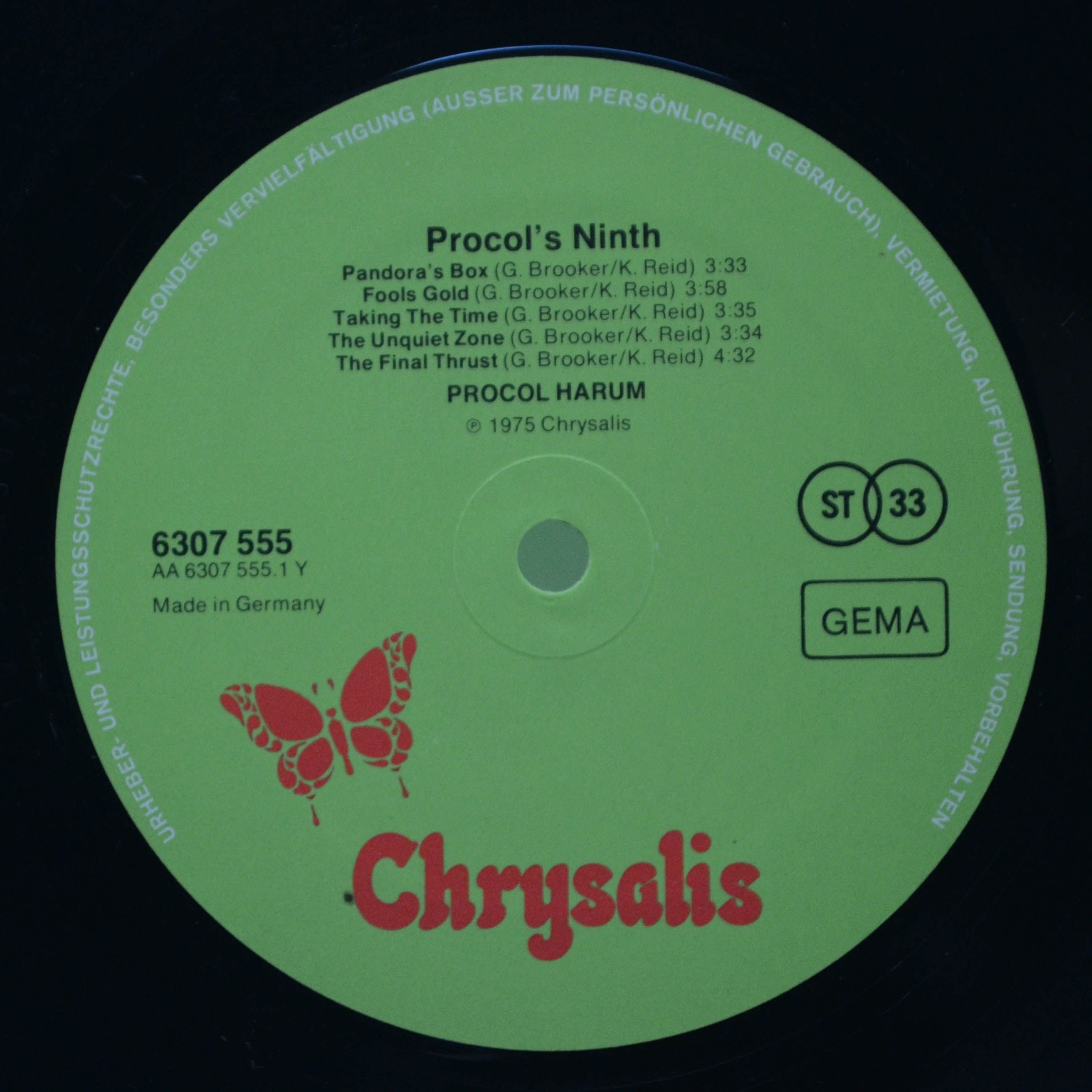 Procol Harum — Procol's Ninth, 1975