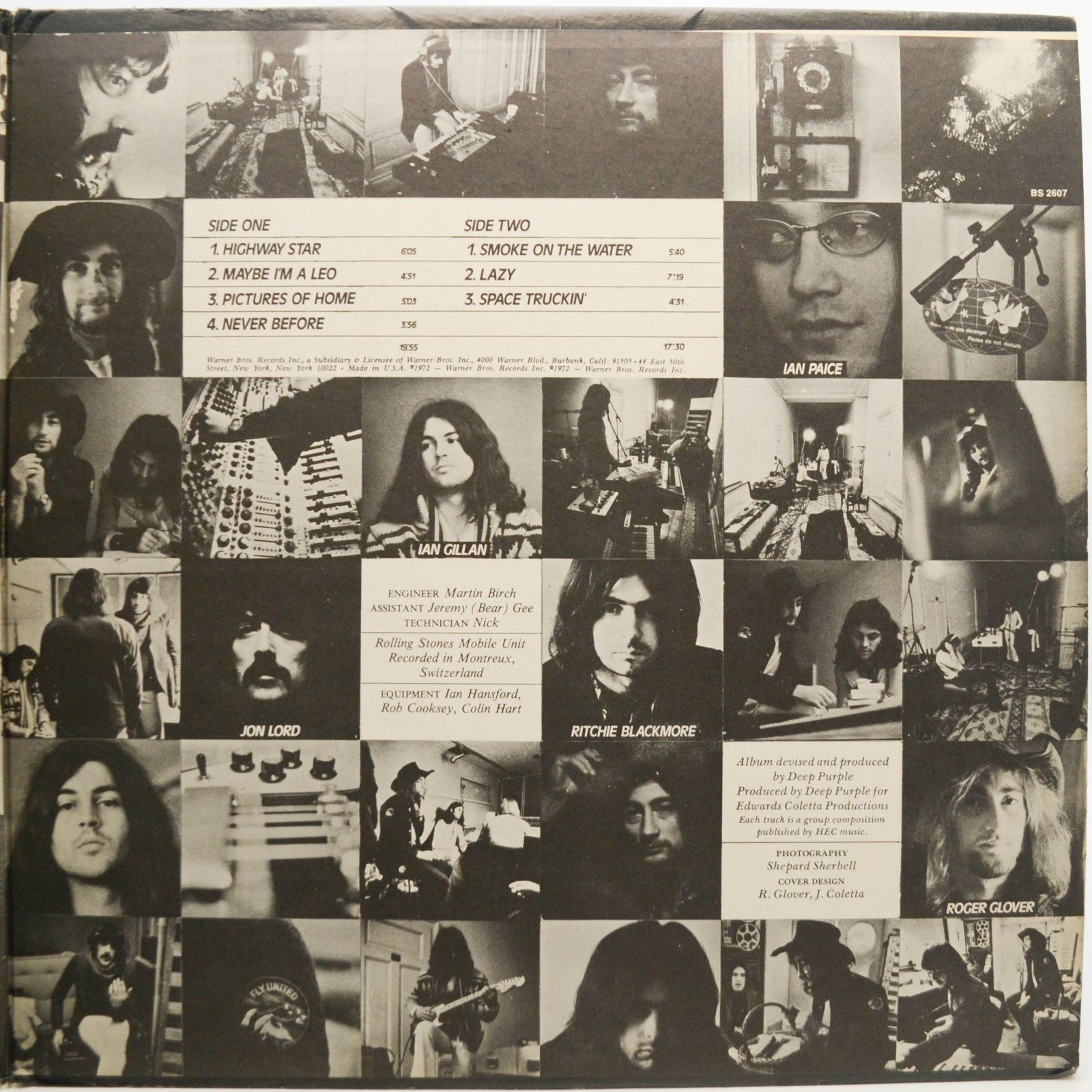 Deep Purple — Machine Head (USA), 1972