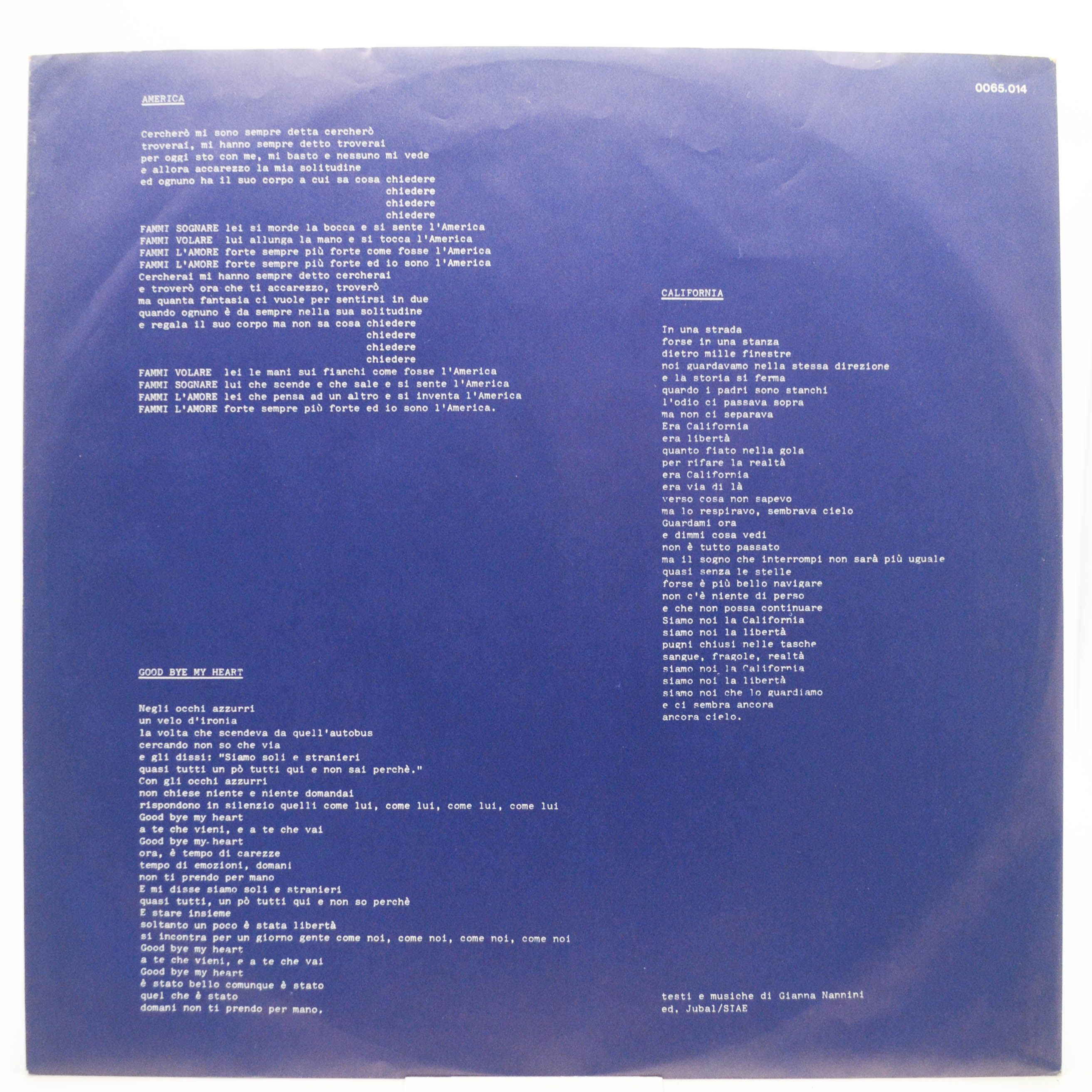 Gianna Nannini — California, 1979