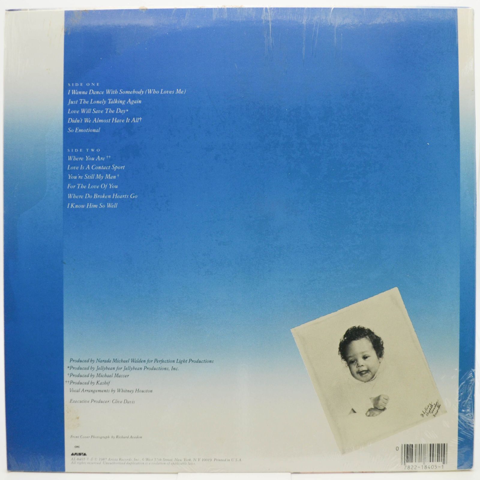 Whitney Houston — Whitney (1-st, USA), 1987