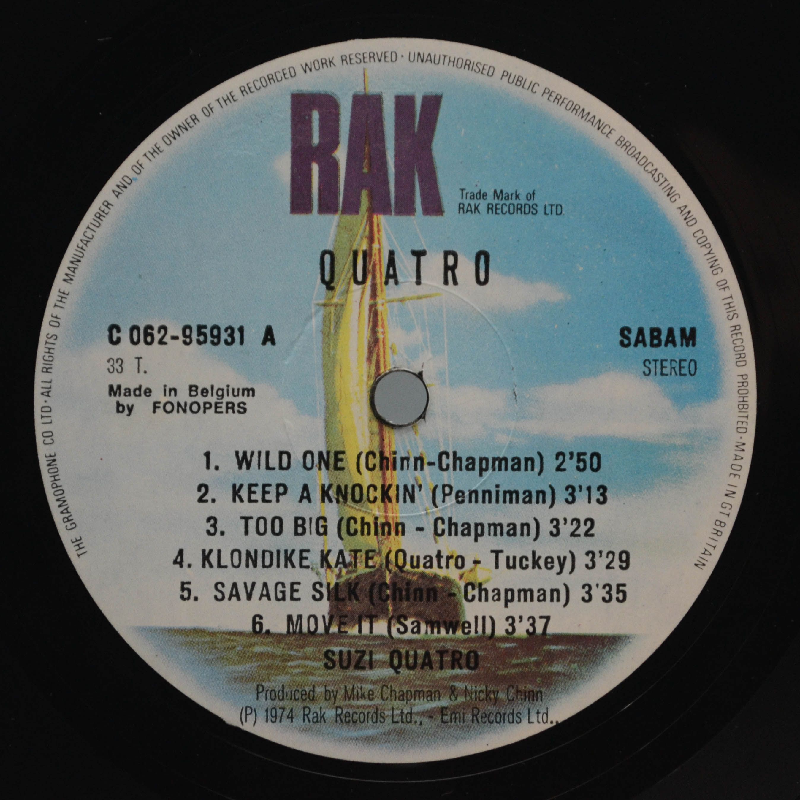 Suzi Quatro — Quatro, 1974