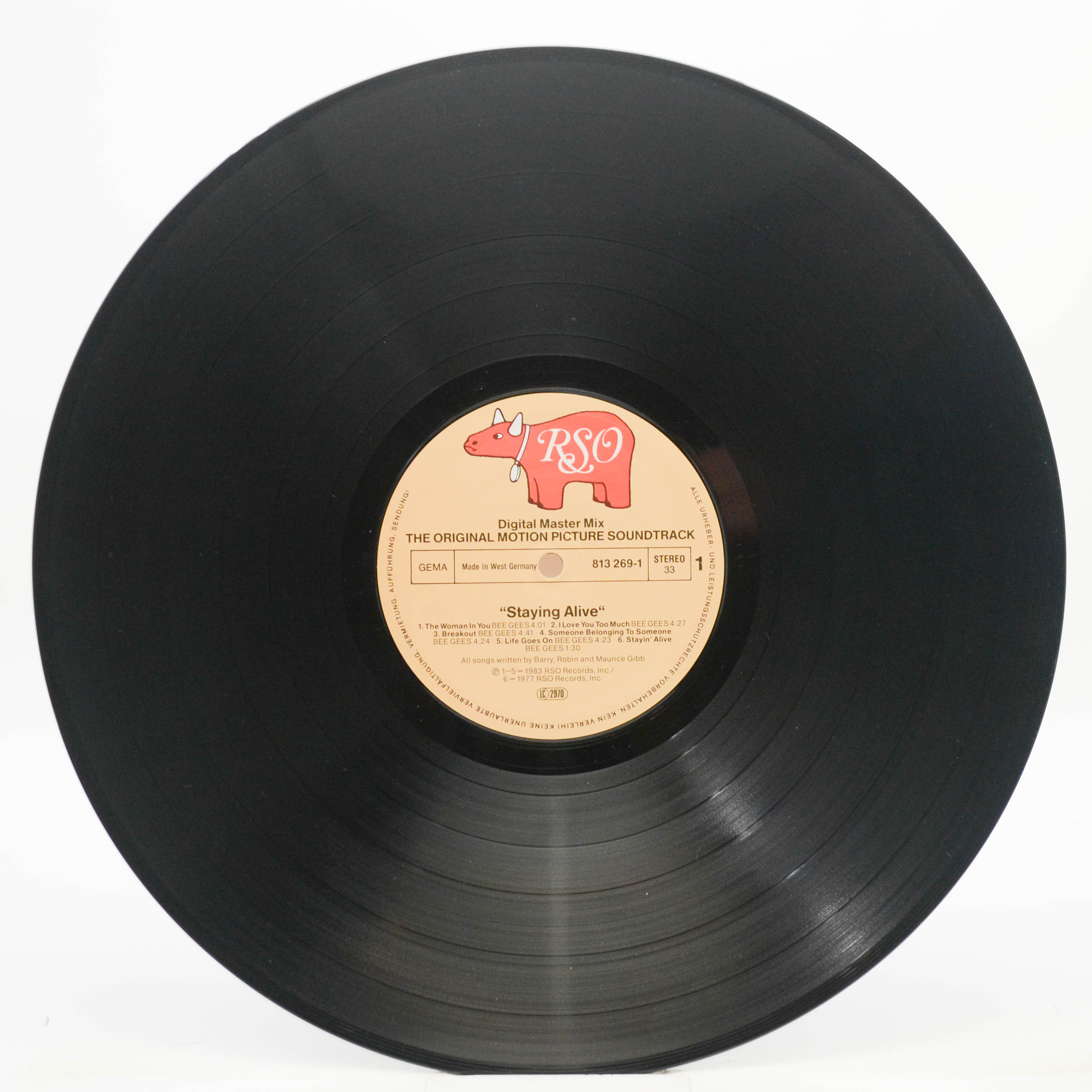 Various — Staying Alive (The Original Motion Picture Soundtrack), 1983