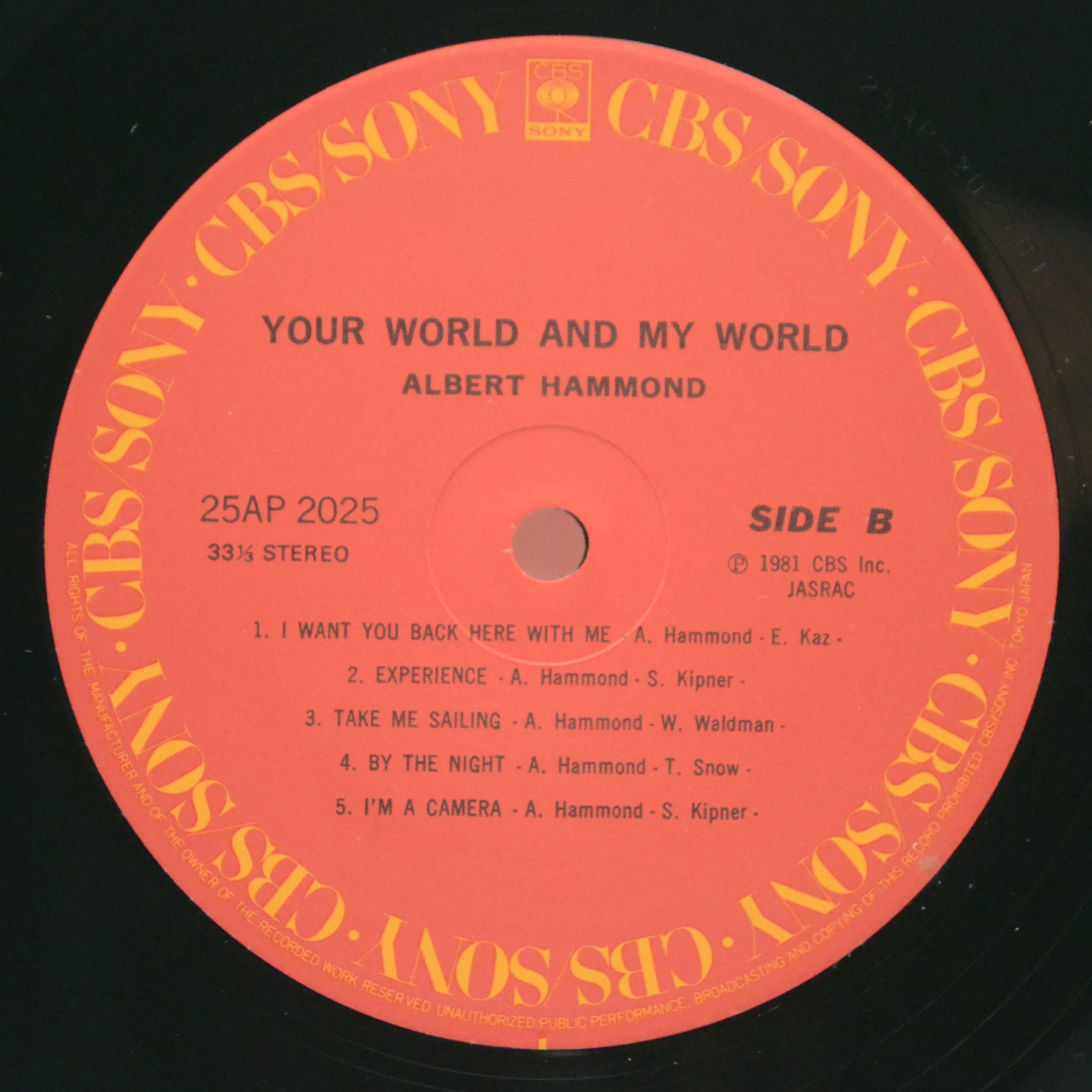 Albert Hammond — Your World And My World, 1981