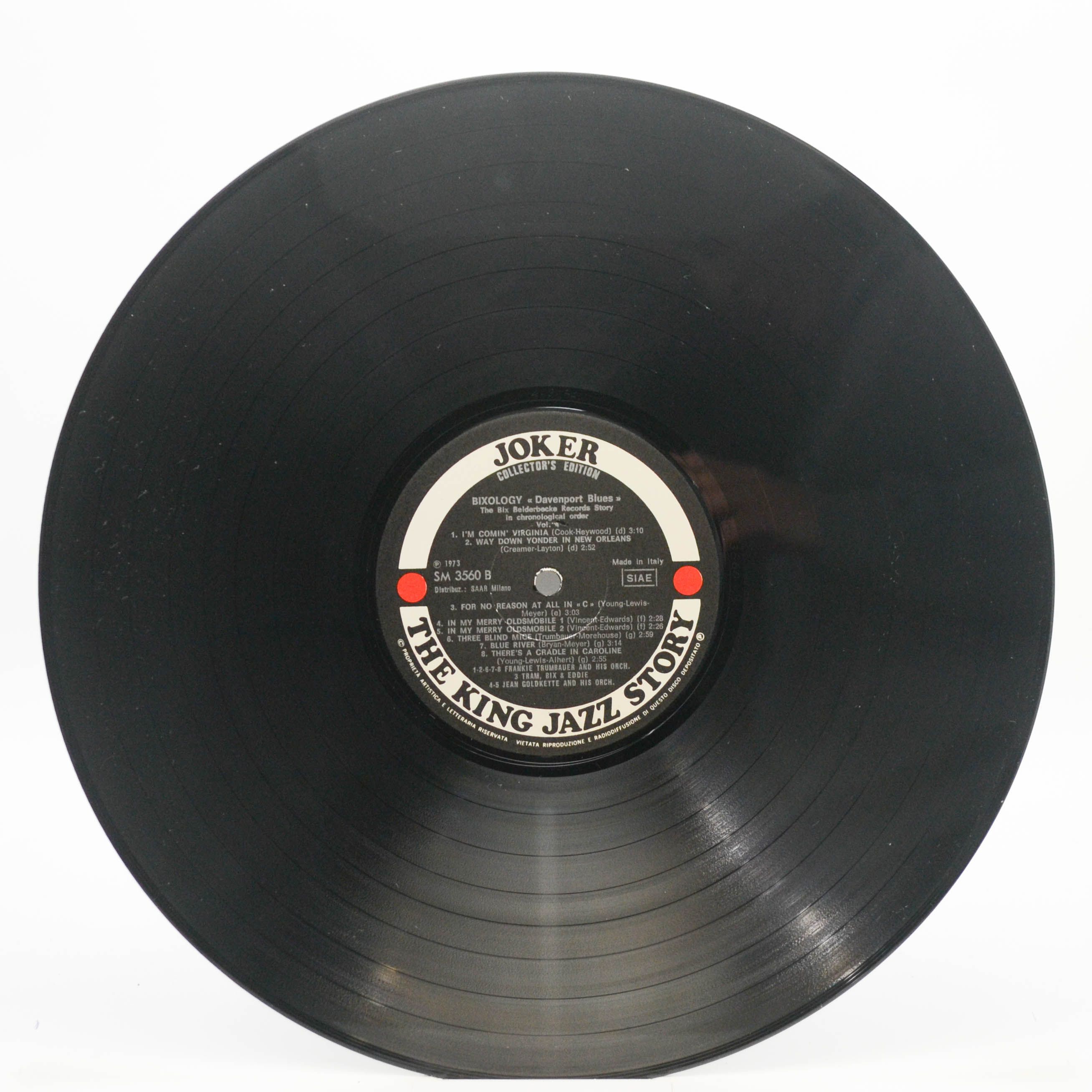 Виниловая пластинка Bix Beiderbecke — Bixology "Singin' The Blues", 1973