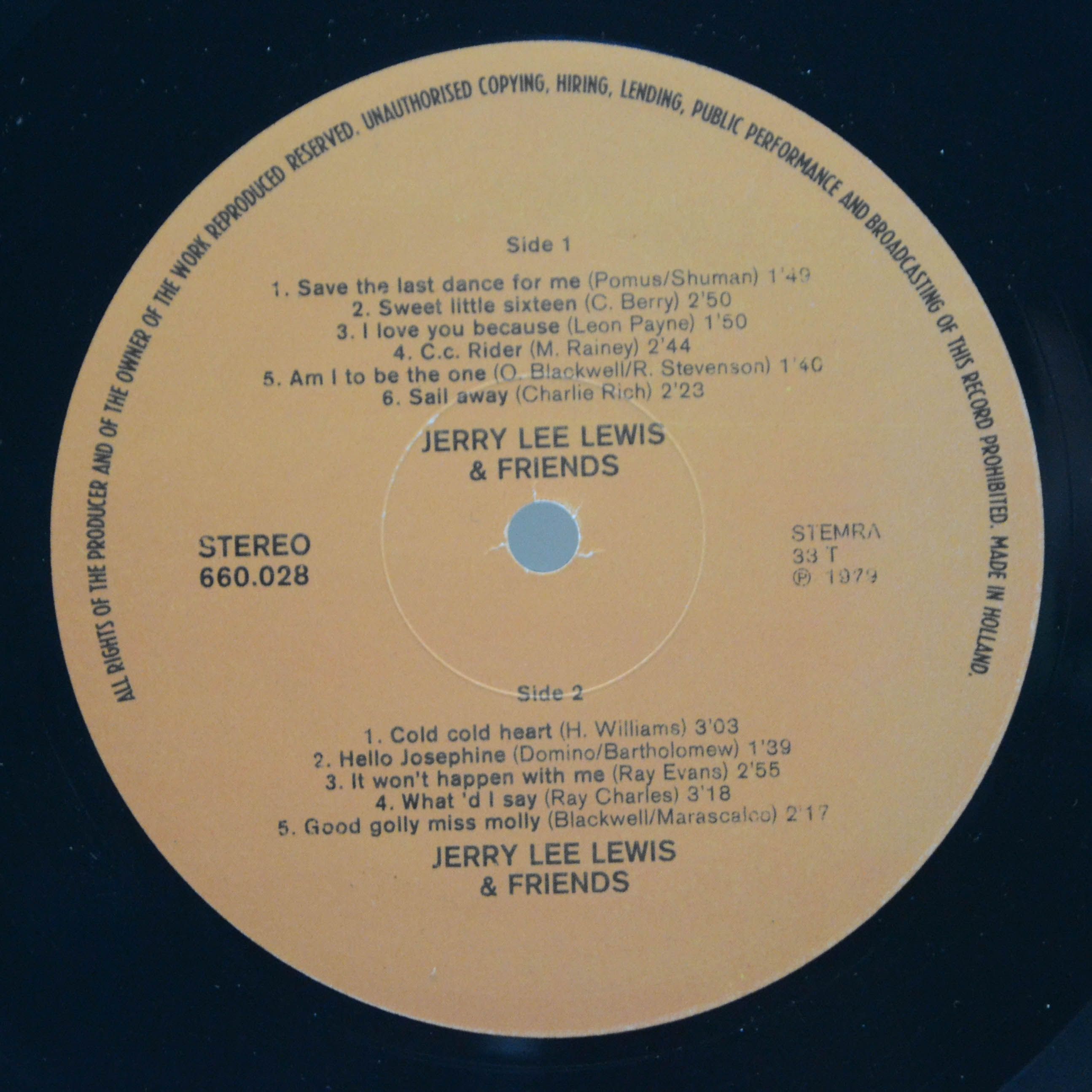 Jerry Lee Lewis And Friends — Duets, 1978