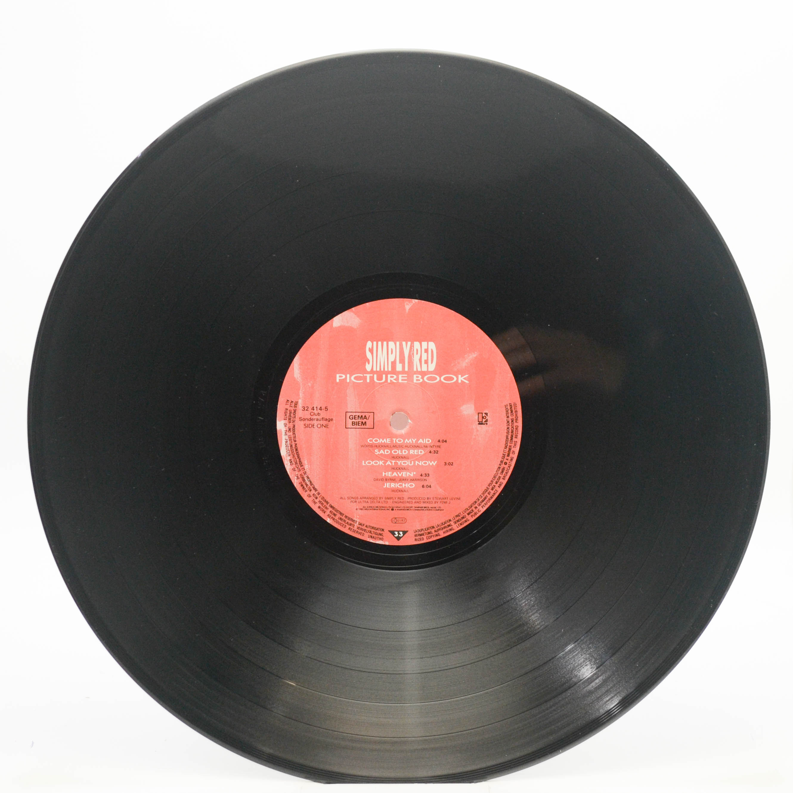 Simply Red — Picture Book, 1985