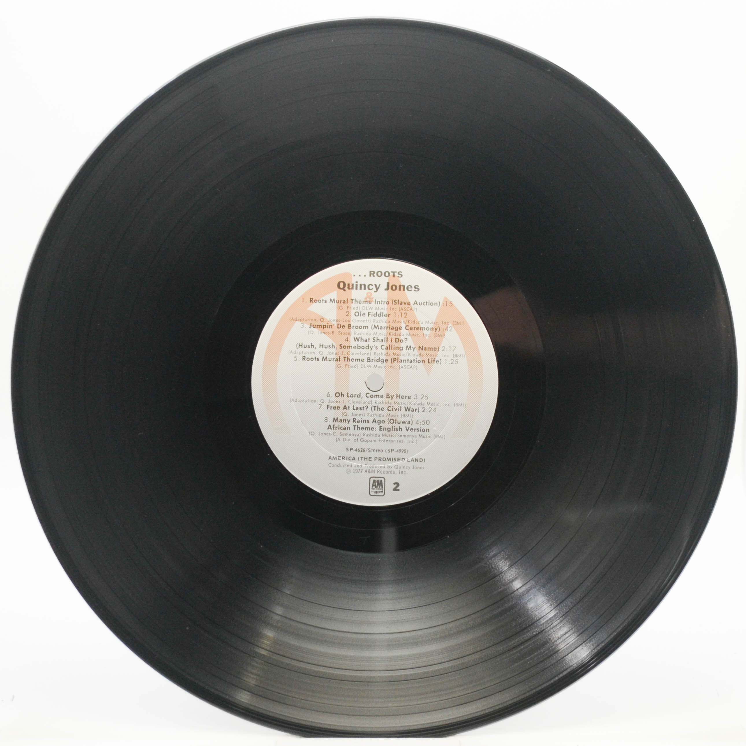 Виниловая пластинка Quincy Jones — Roots (The Saga Of An American Family) (1-st, USA, poster), 1977