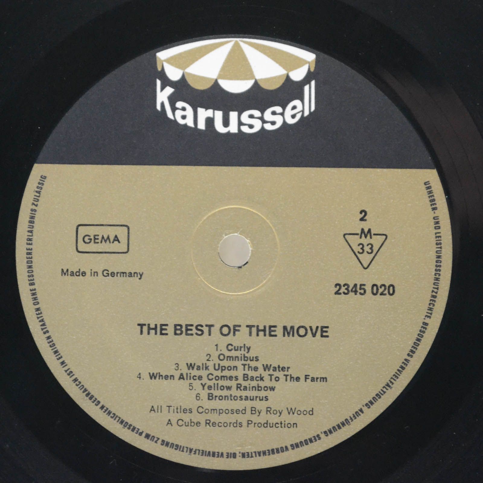 Move — The Best Of The Move, 1972