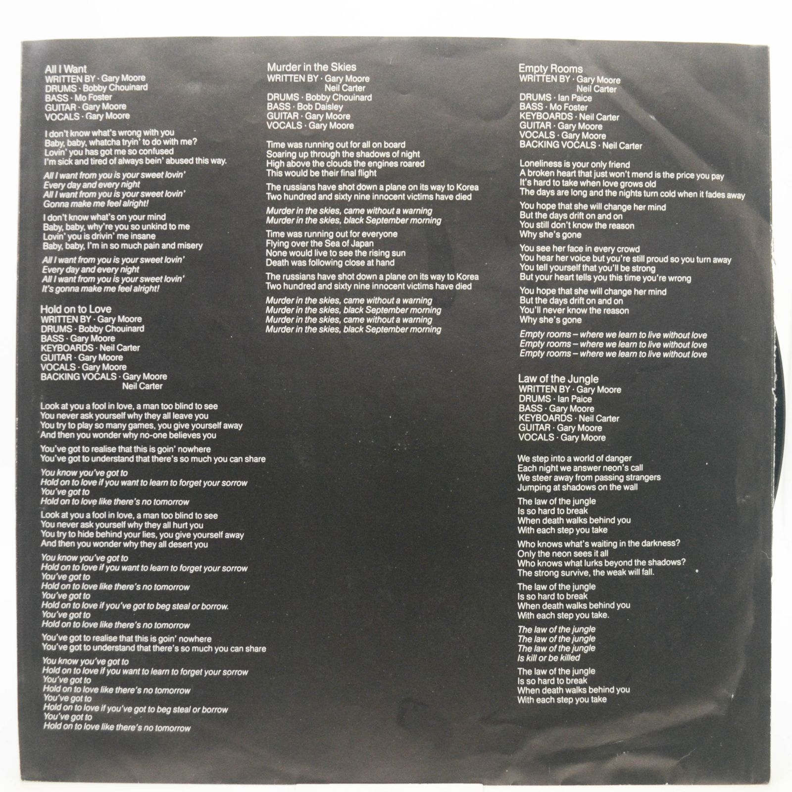 Gary Moore — Victims Of The Future, 1984