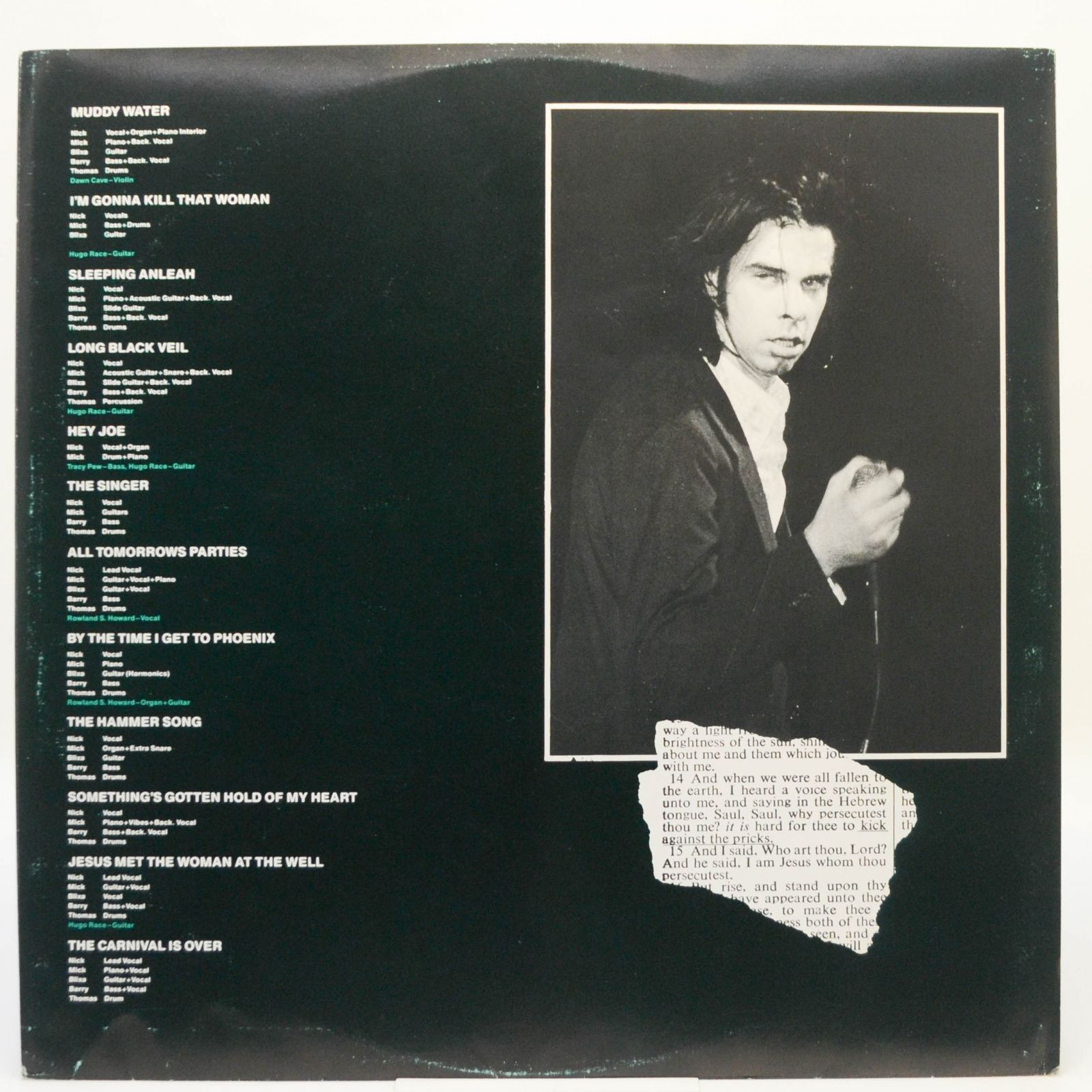 Nick Cave & The Bad Seeds — Kicking Against The Pricks, 1986