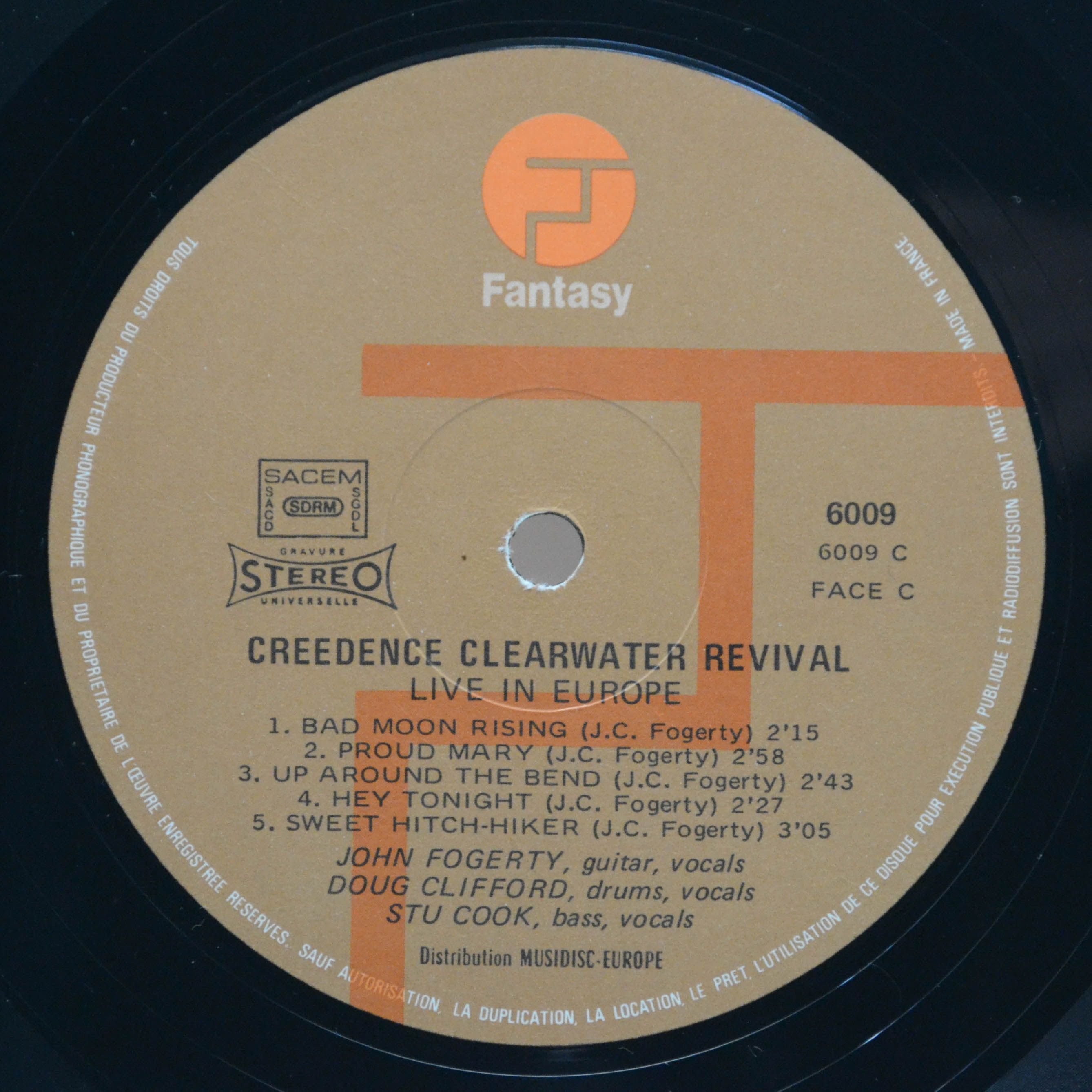 Creedence Clearwater Revival — Live In Europe (2LP), 1973