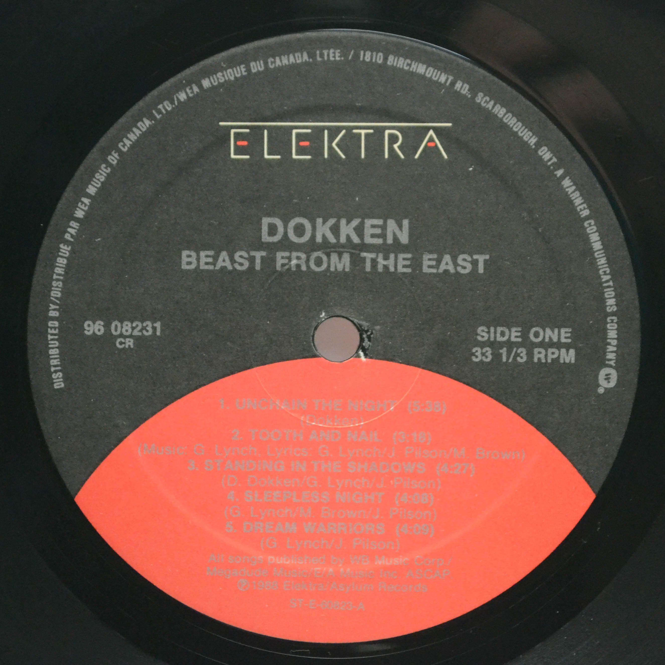 Dokken — Beast From The East (2LP), 1988