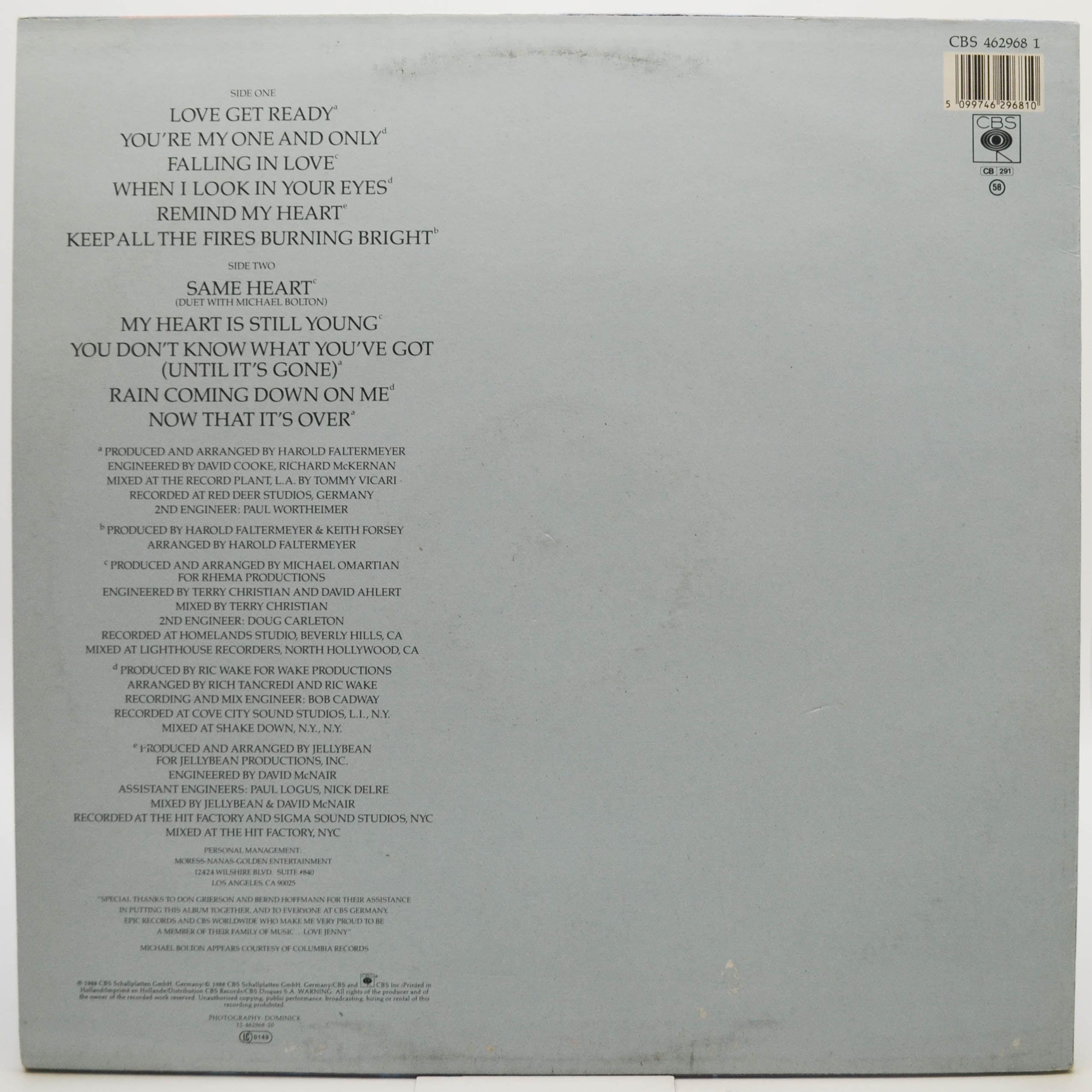 Jennifer Rush — Passion, 1988