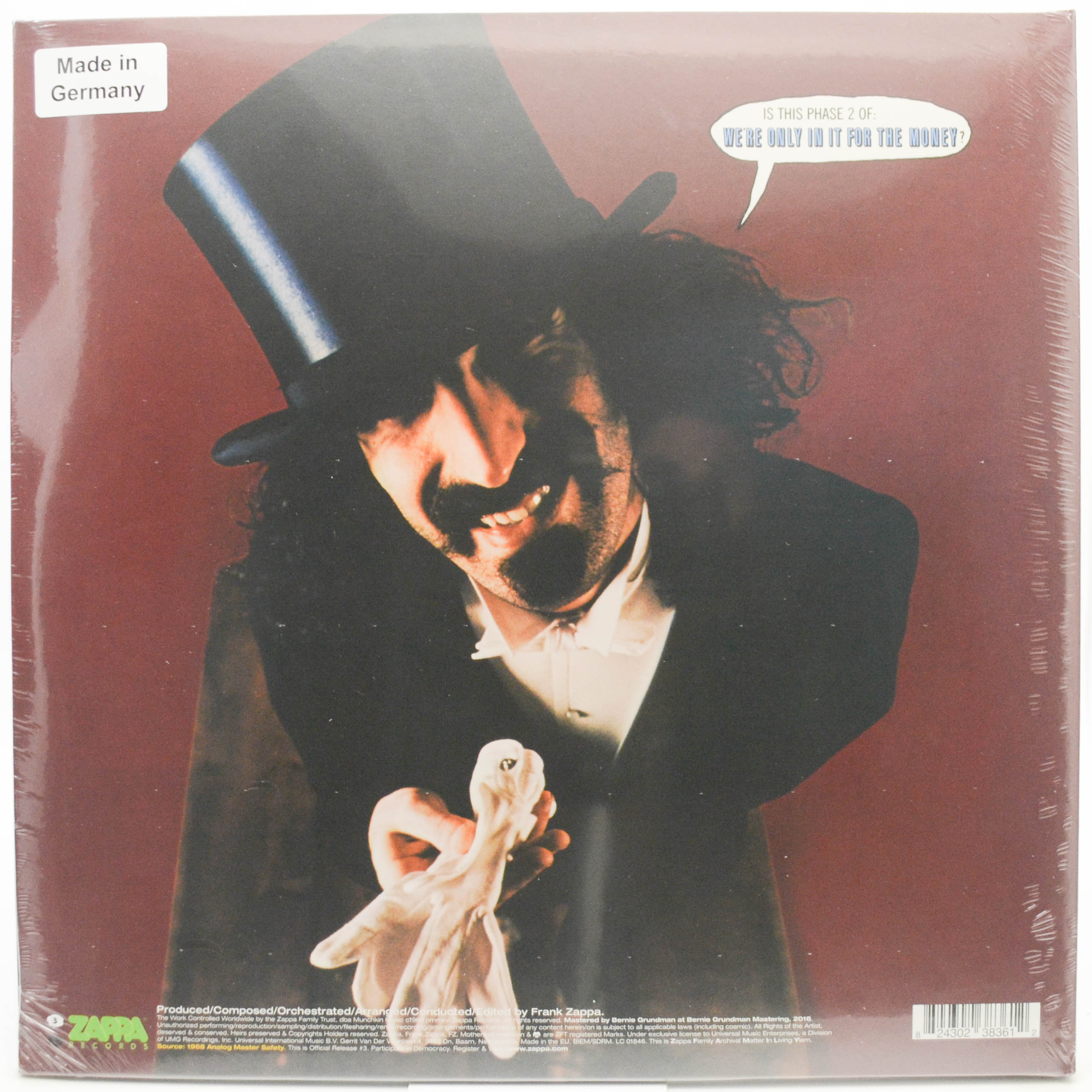 Frank Vincent Zappa Conducts Abnuceals Emuukha Electric Symphony Orchestra & Chorus — Lumpy Gravy, 1968