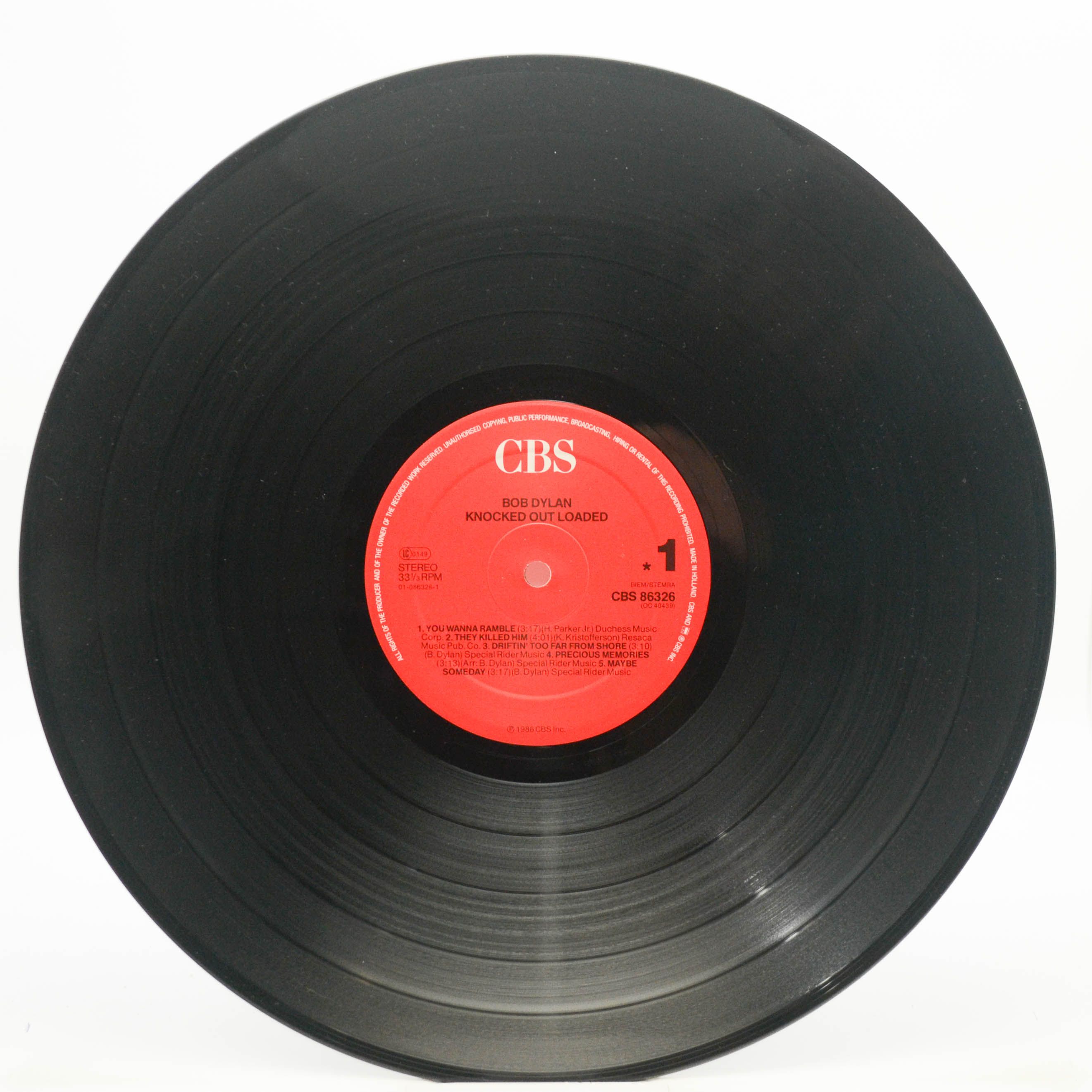 Bob Dylan — Knocked Out Loaded, 1986