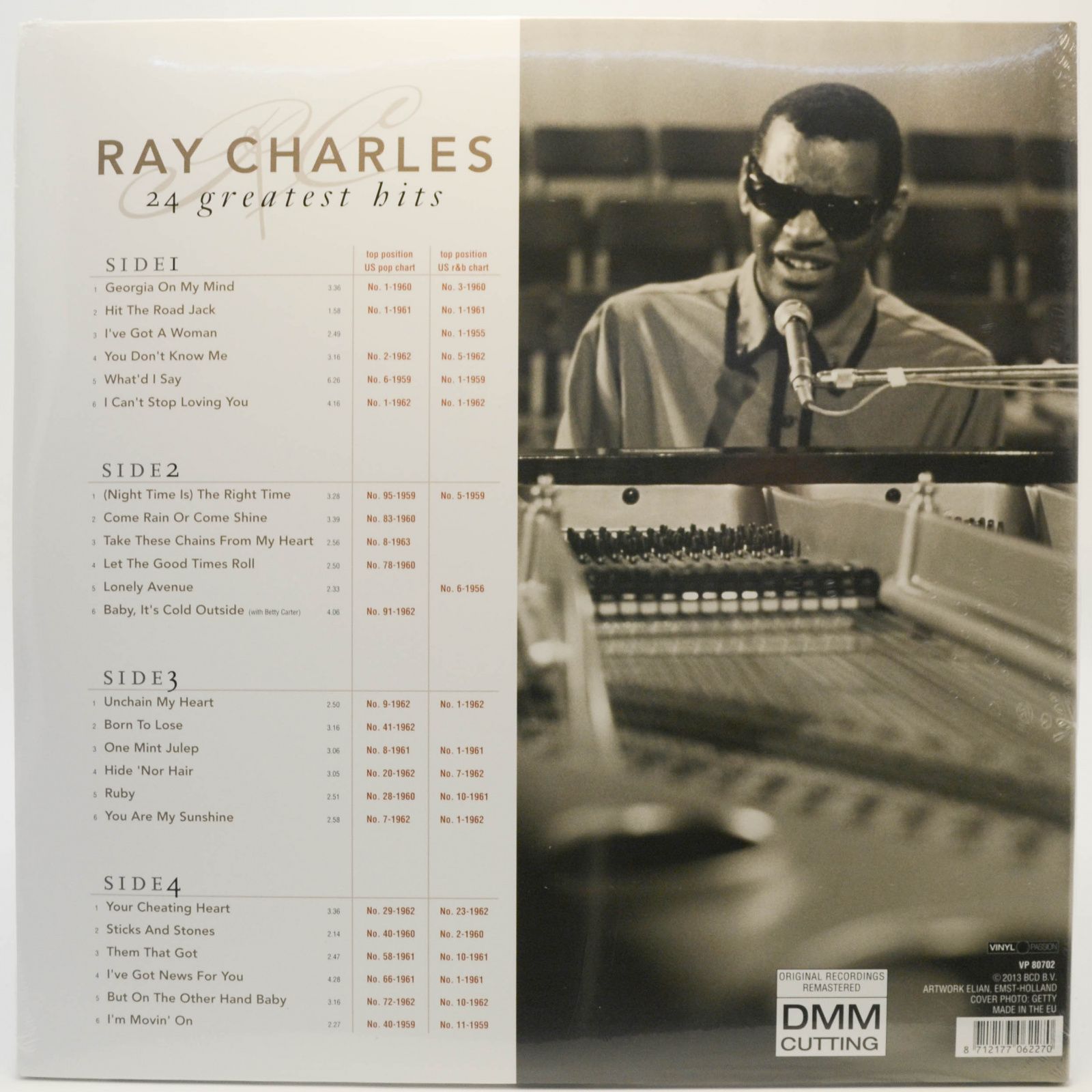 Ray Charles — 24 Greatest Hits (2LP), 2013