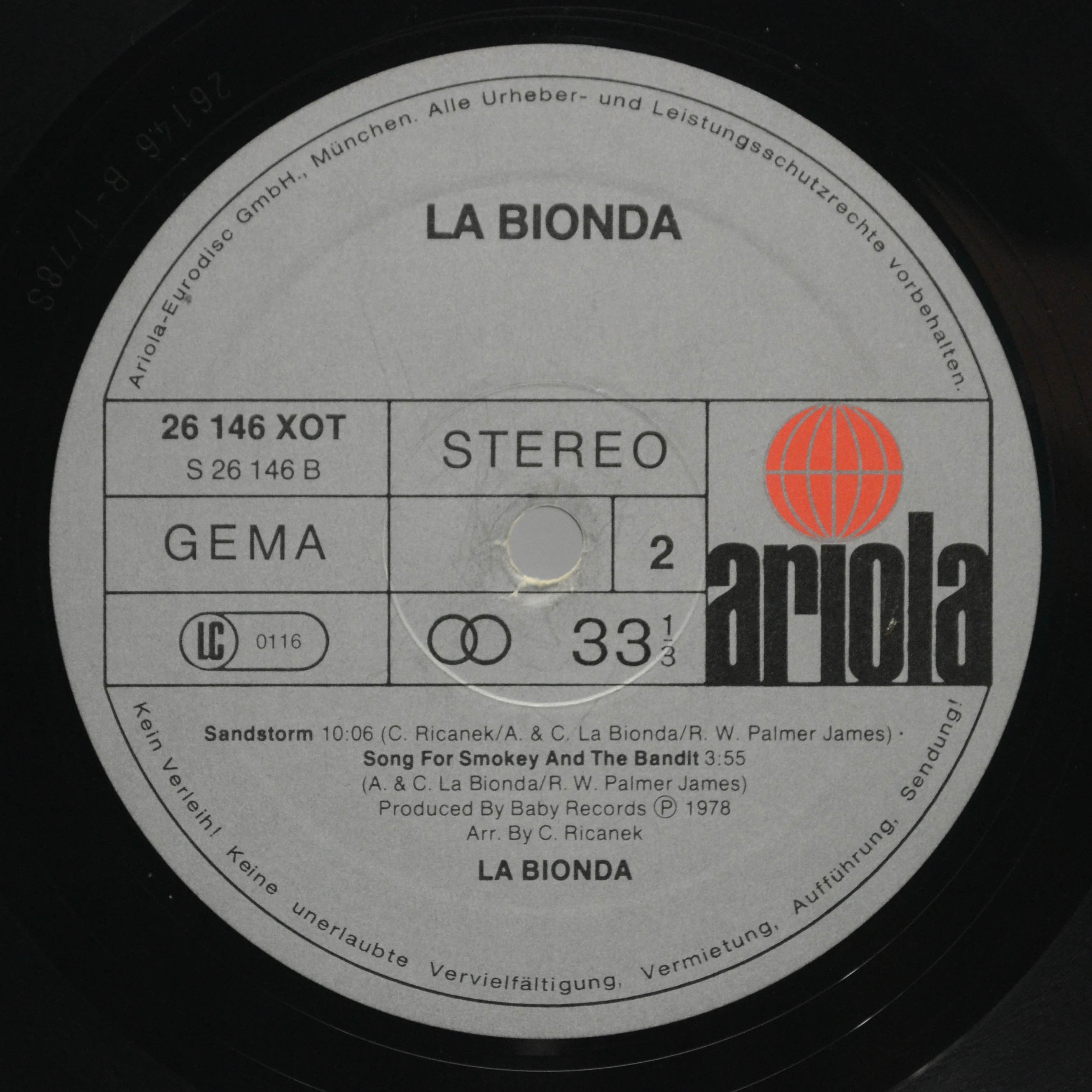 La Bionda — La Bionda, 1978