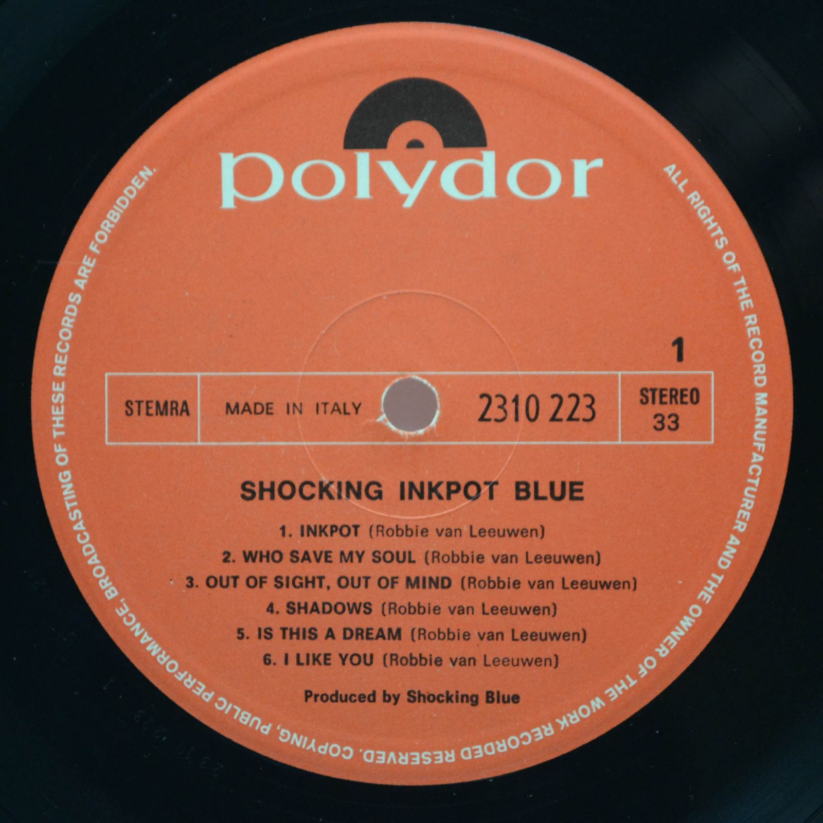 Shocking Blue — Inkpot, 1972