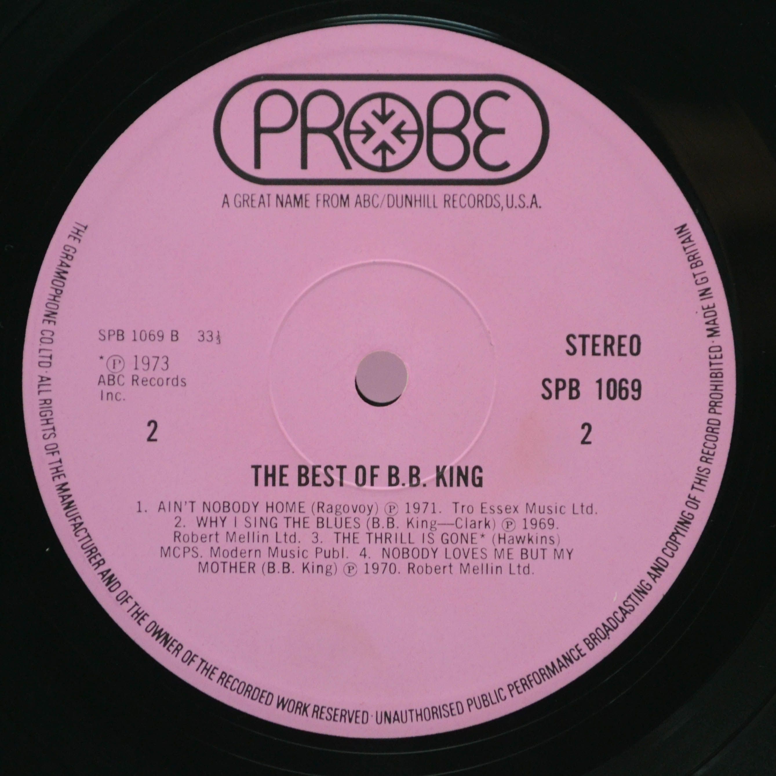 B.B. King — The Best Of B.B. King (UK), 1973