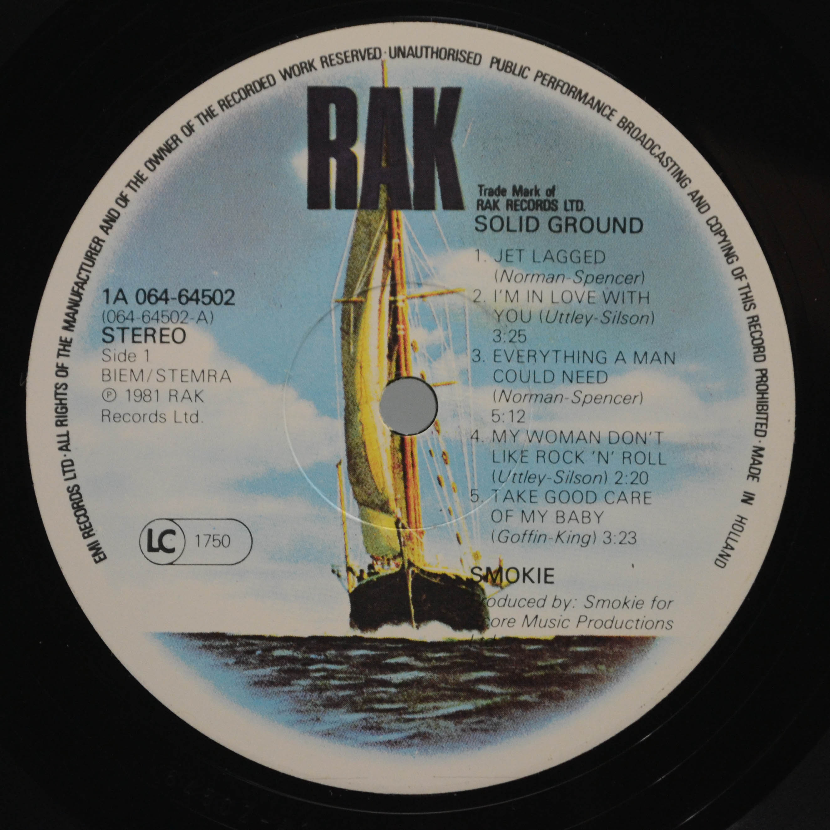 Smokie — Solid Ground, 1981