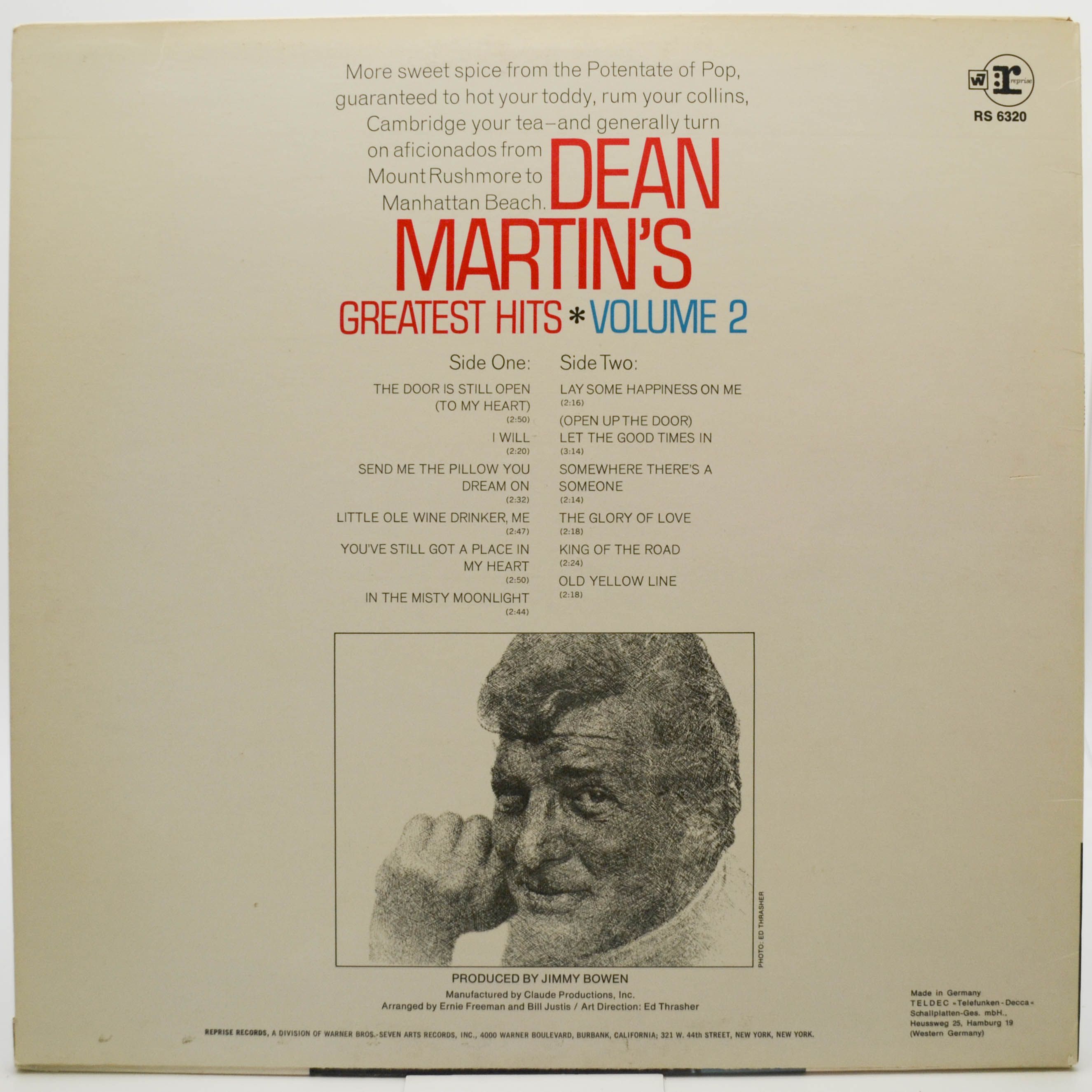 Dean Martin — Dean Martin's Greatest Hits! Volume 2, 1968