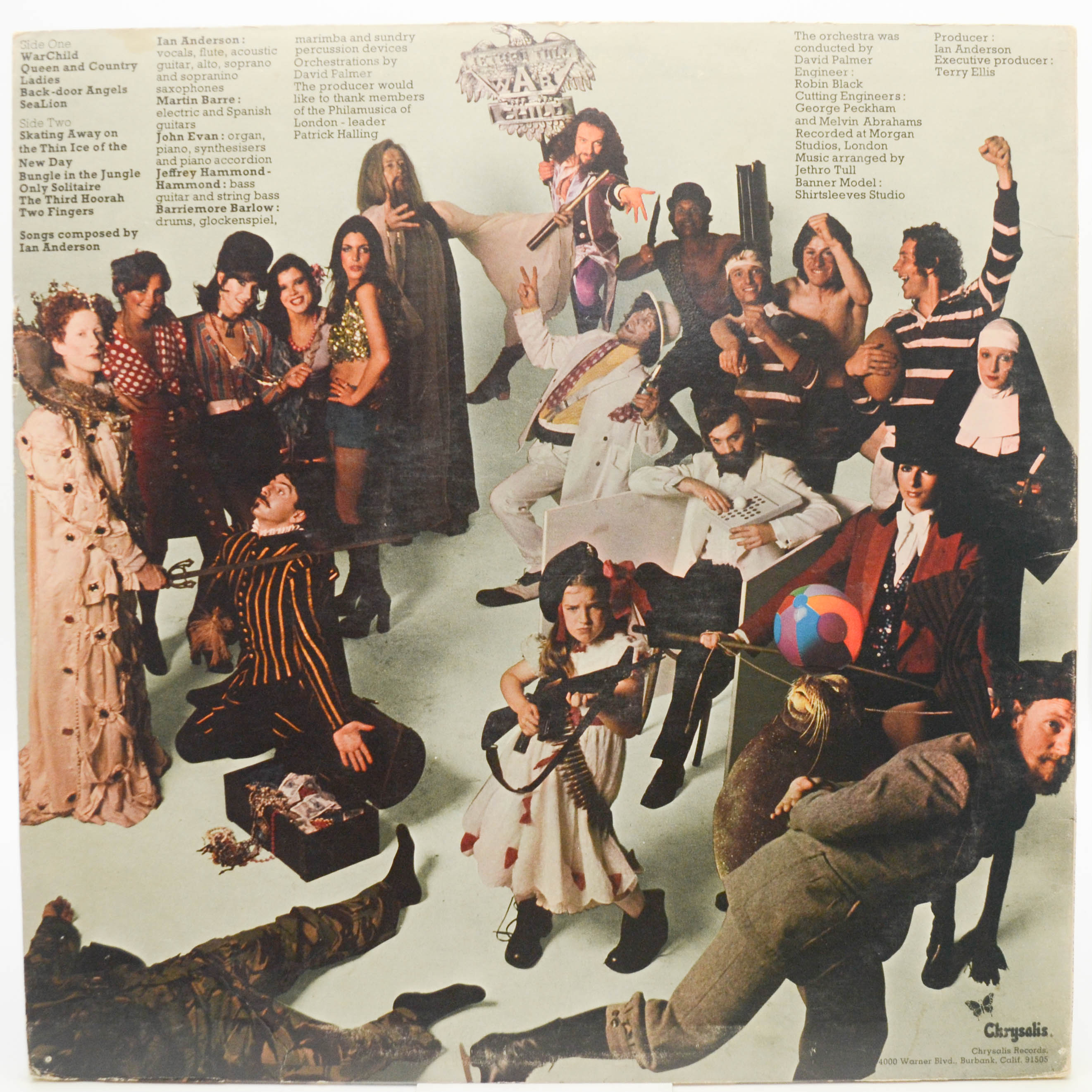 Виниловая пластинка Jethro Tull — War Child (USA), 1974