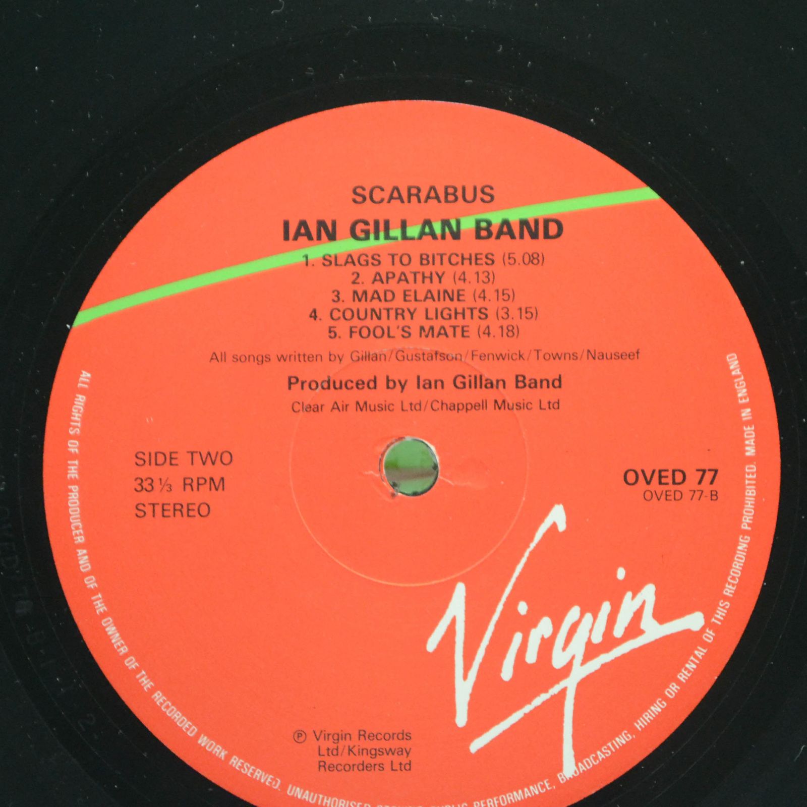 Ian Gillan Band — Scarabus (UK), 1982