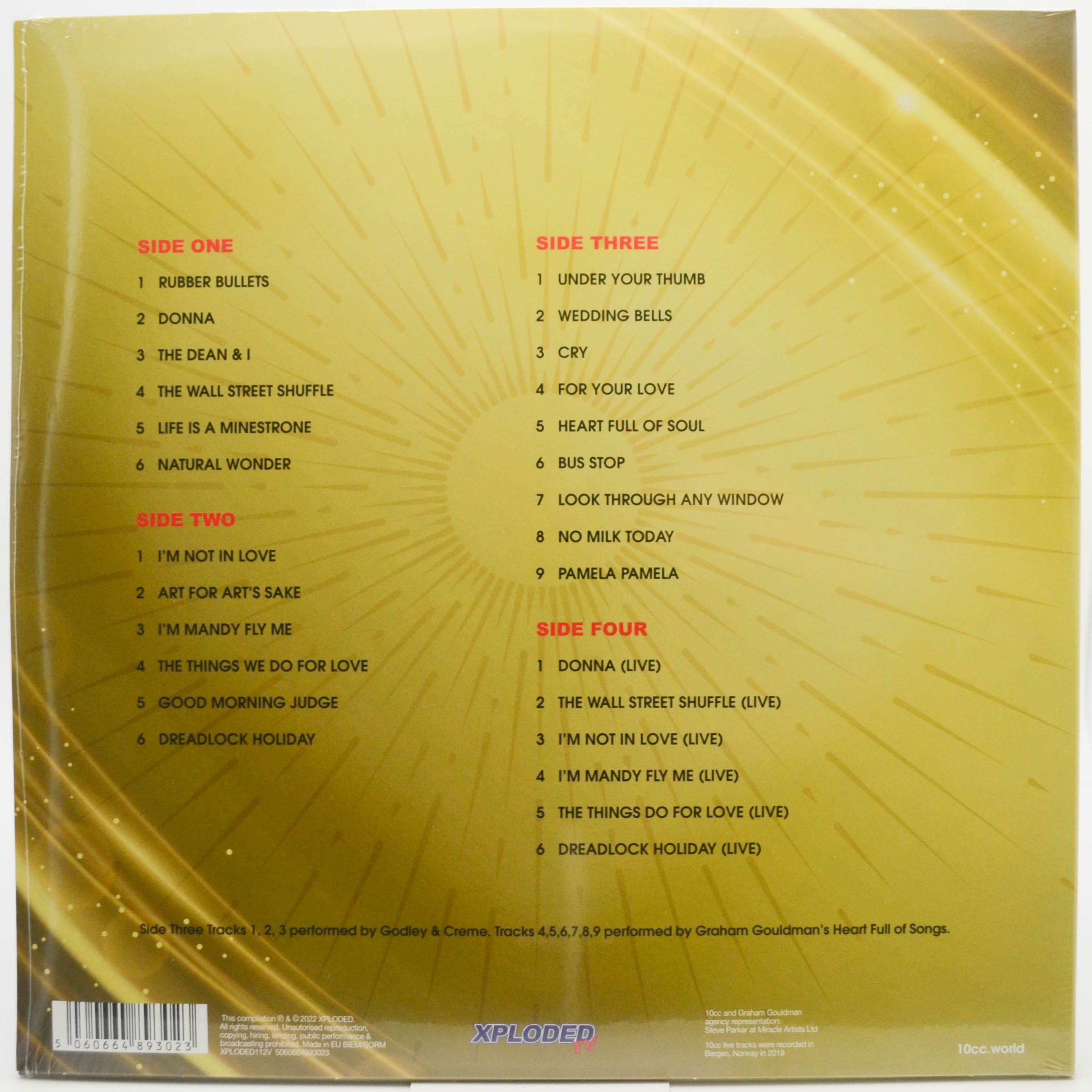 10cc — The Things We Do For Love: The Ultimate Hits and Beyond (2LP), 2022