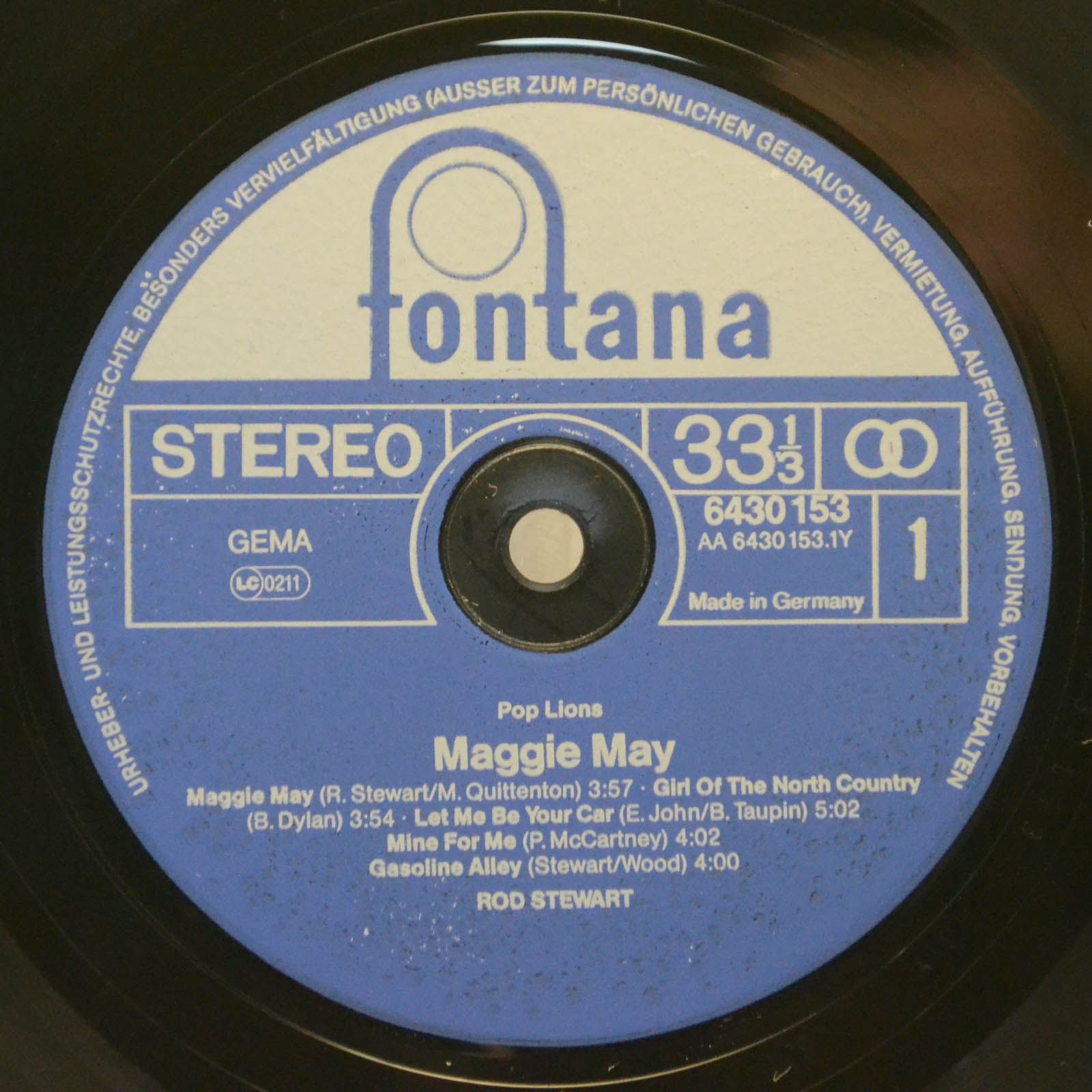 Rod Stewart — Maggie May, 1980