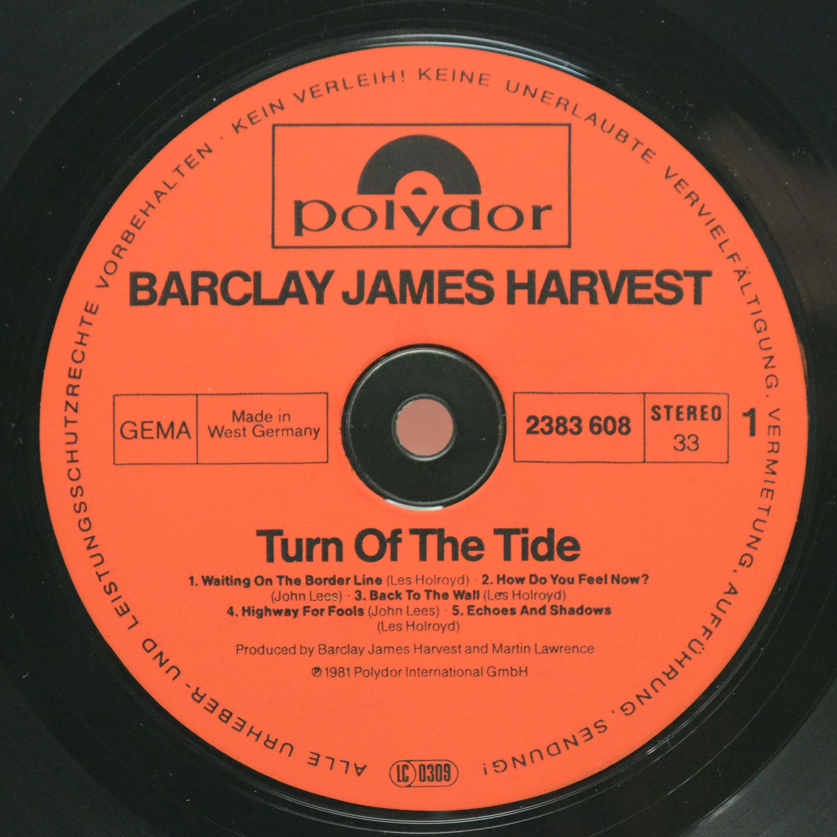 Barclay James Harvest — Turn Of The Tide, 1981