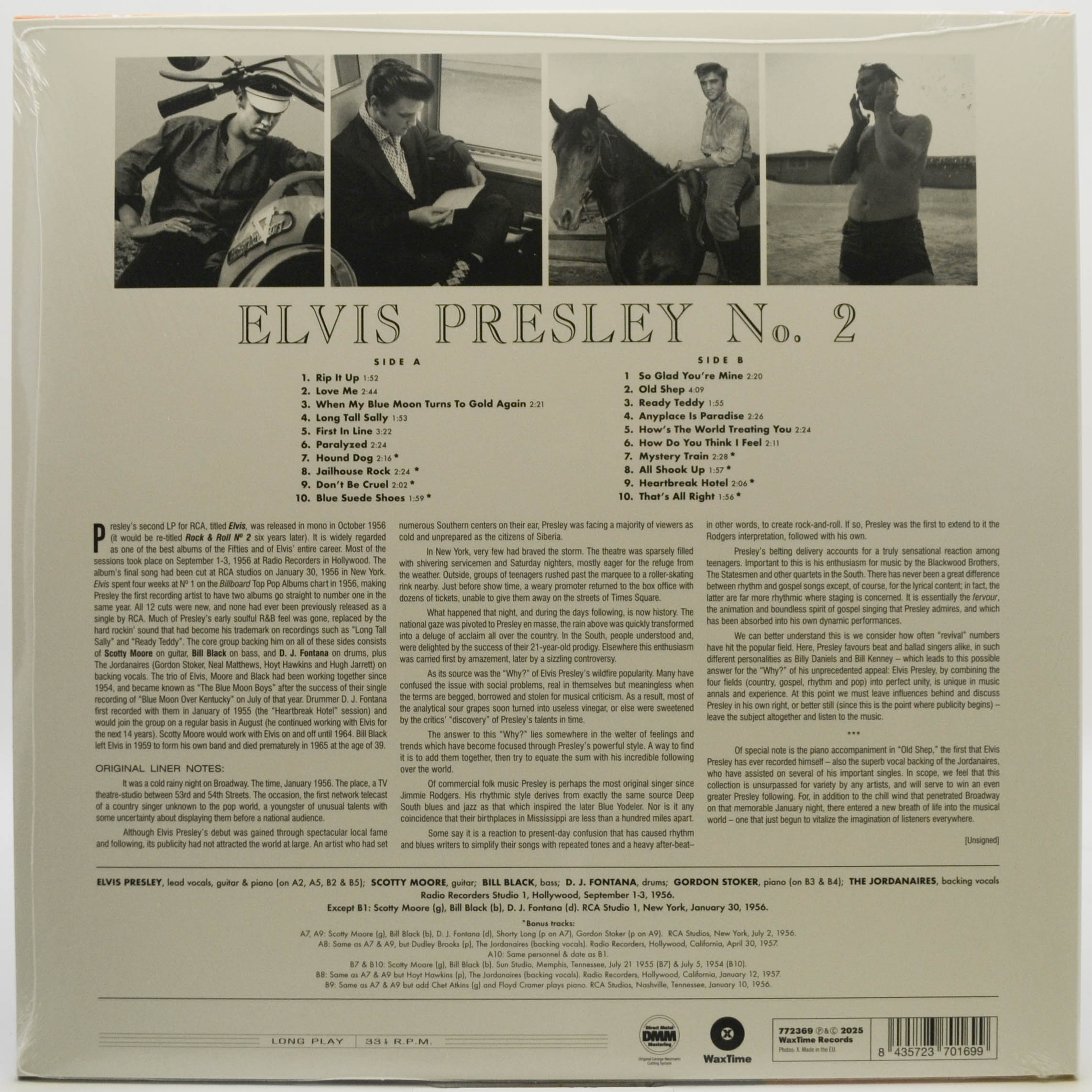 Виниловая пластинка Elvis Presley — Elvis Presley Nº 2, 1956