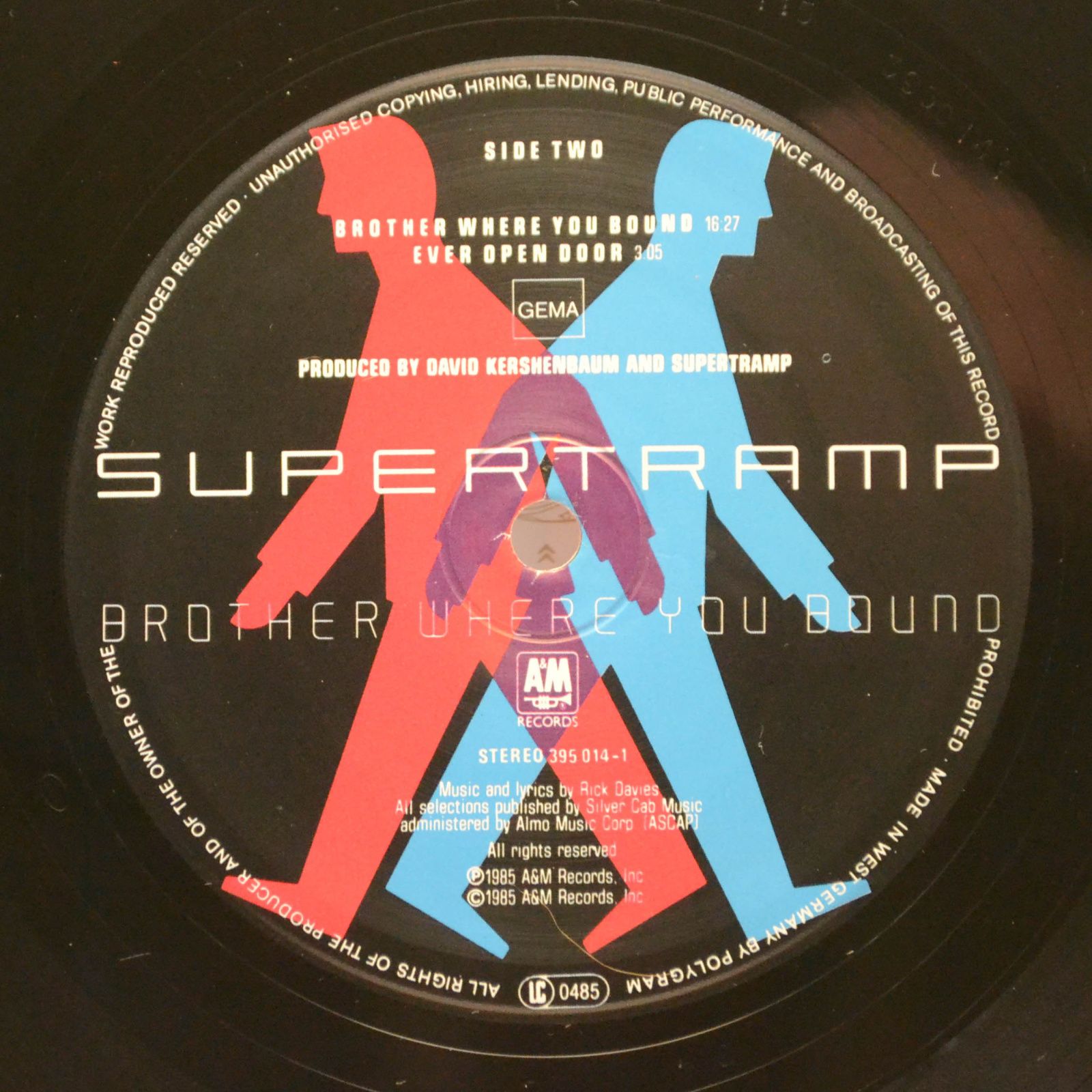 Supertramp — Brother Where You Bound, 1985