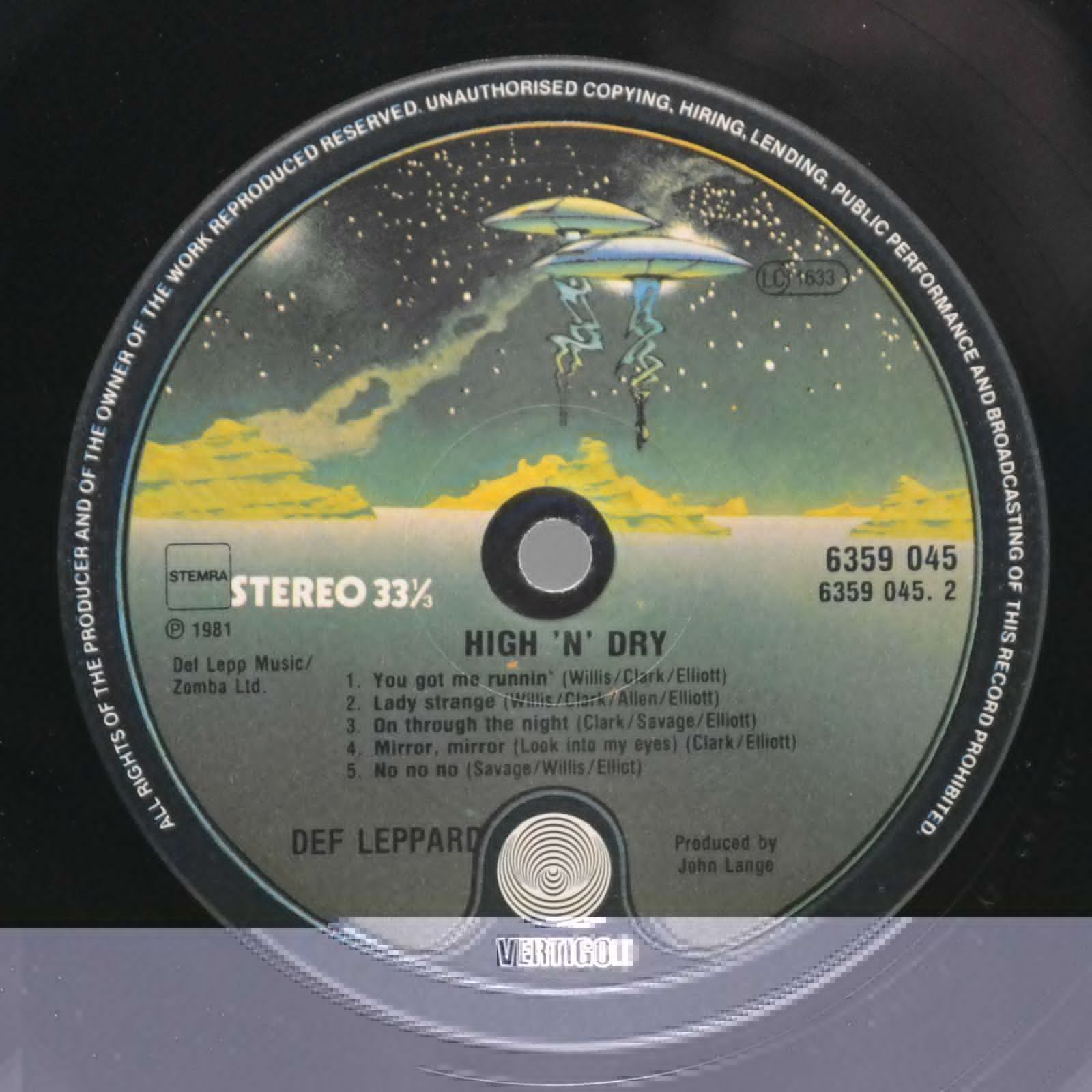 Def Leppard — High 'N' Dry, 1981
