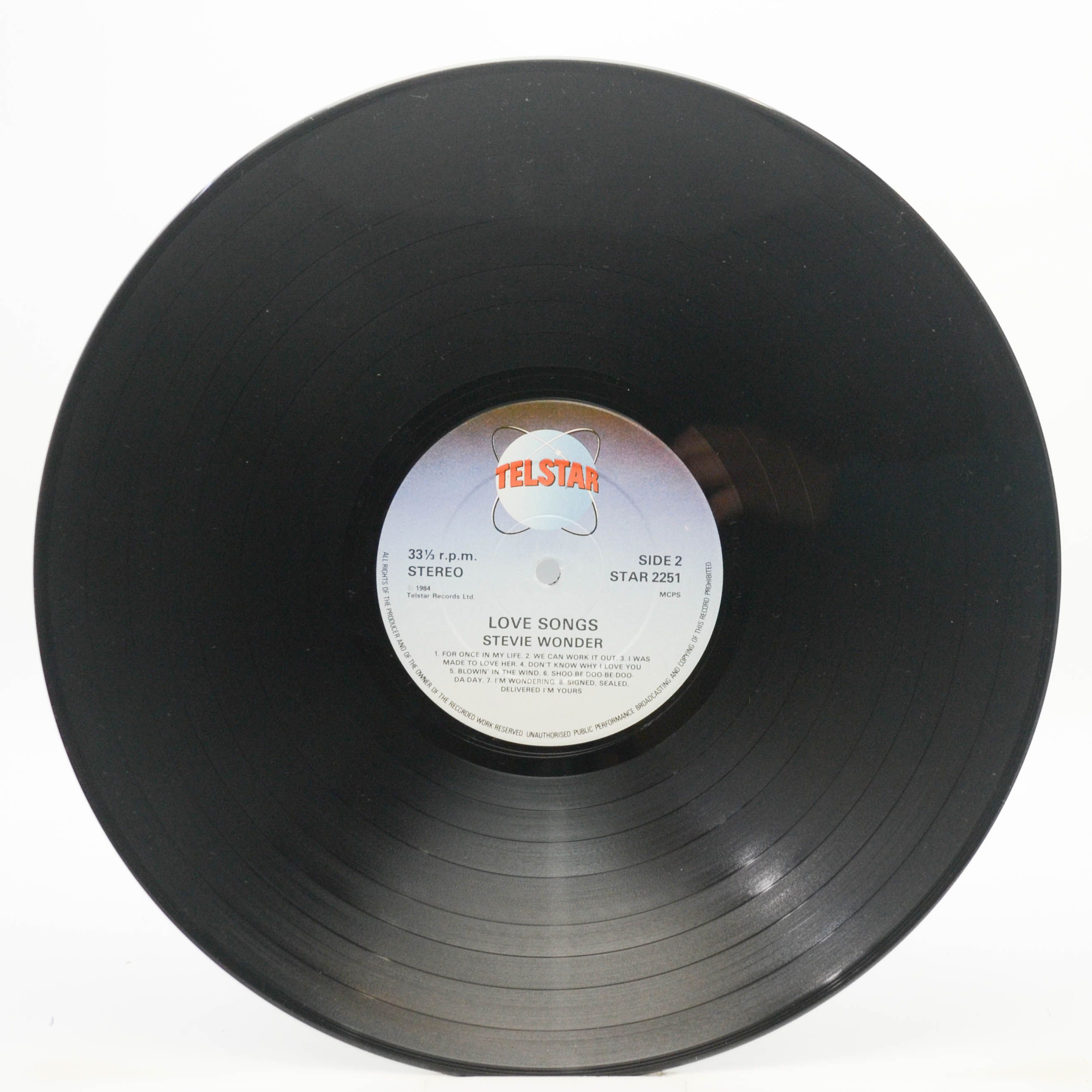 Stevie Wonder — Love Songs (UK), 1984