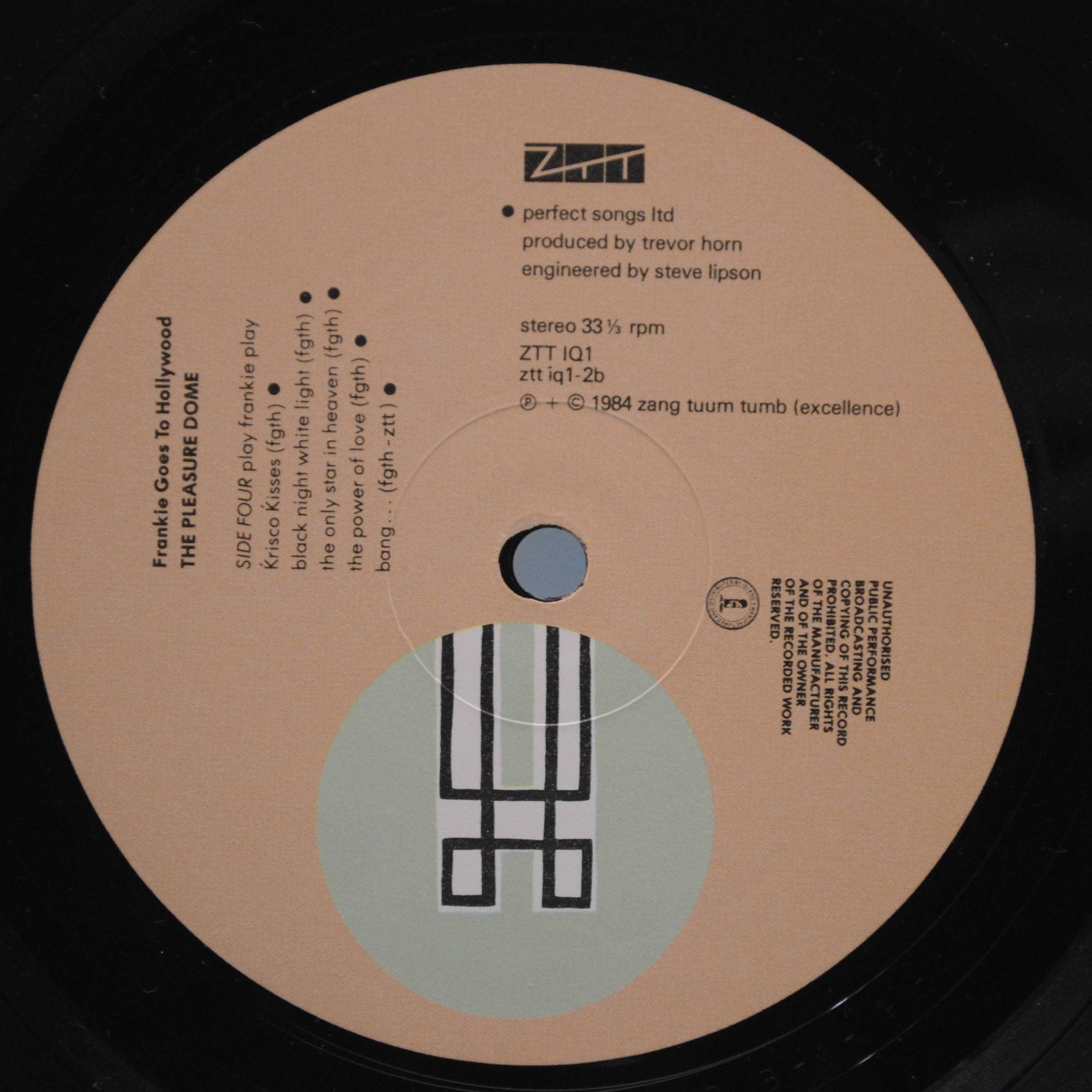 Frankie Goes To Hollywood — Welcome To The Pleasuredome (2LP, 1-st, UK), 1984