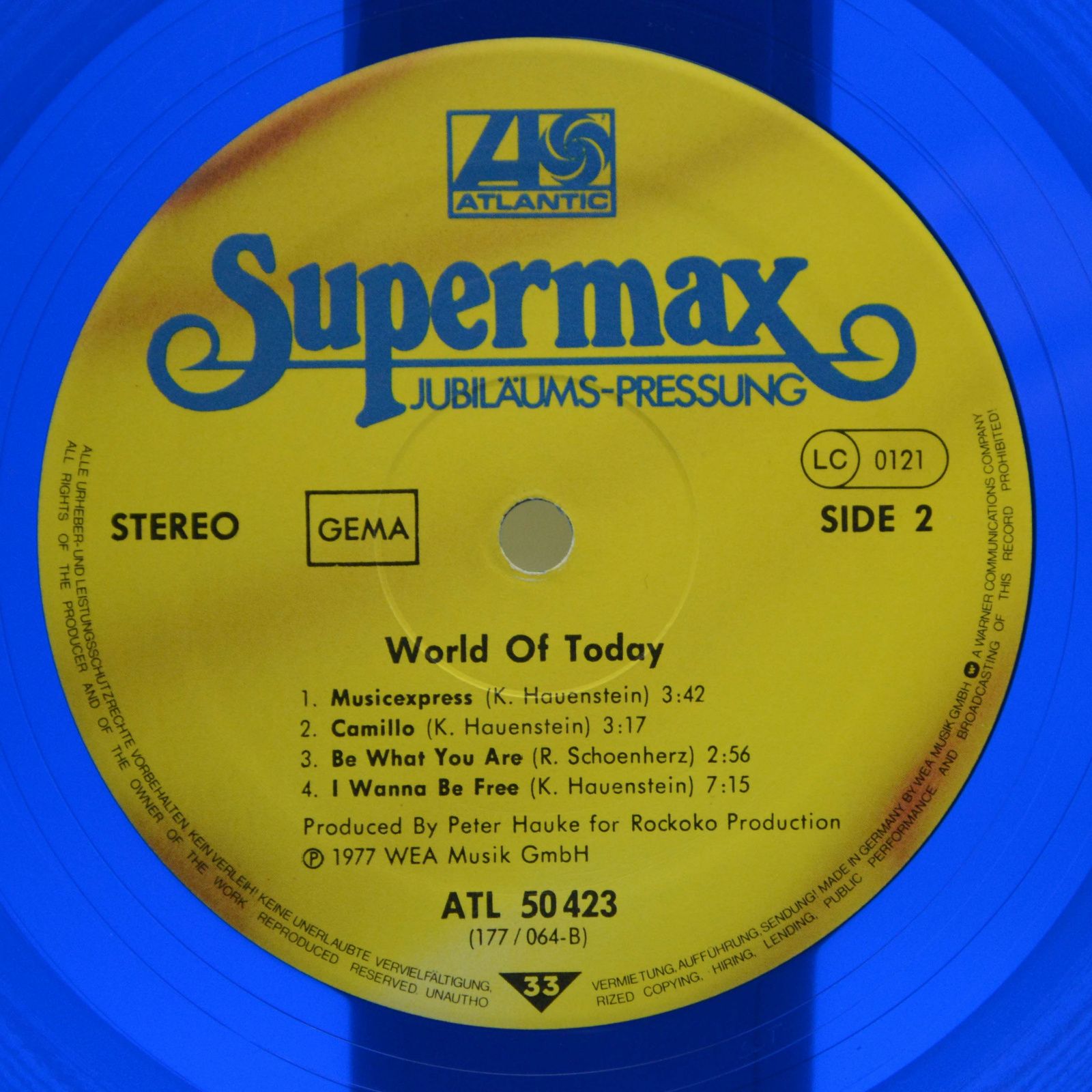 Supermax — World Of Today, 1977