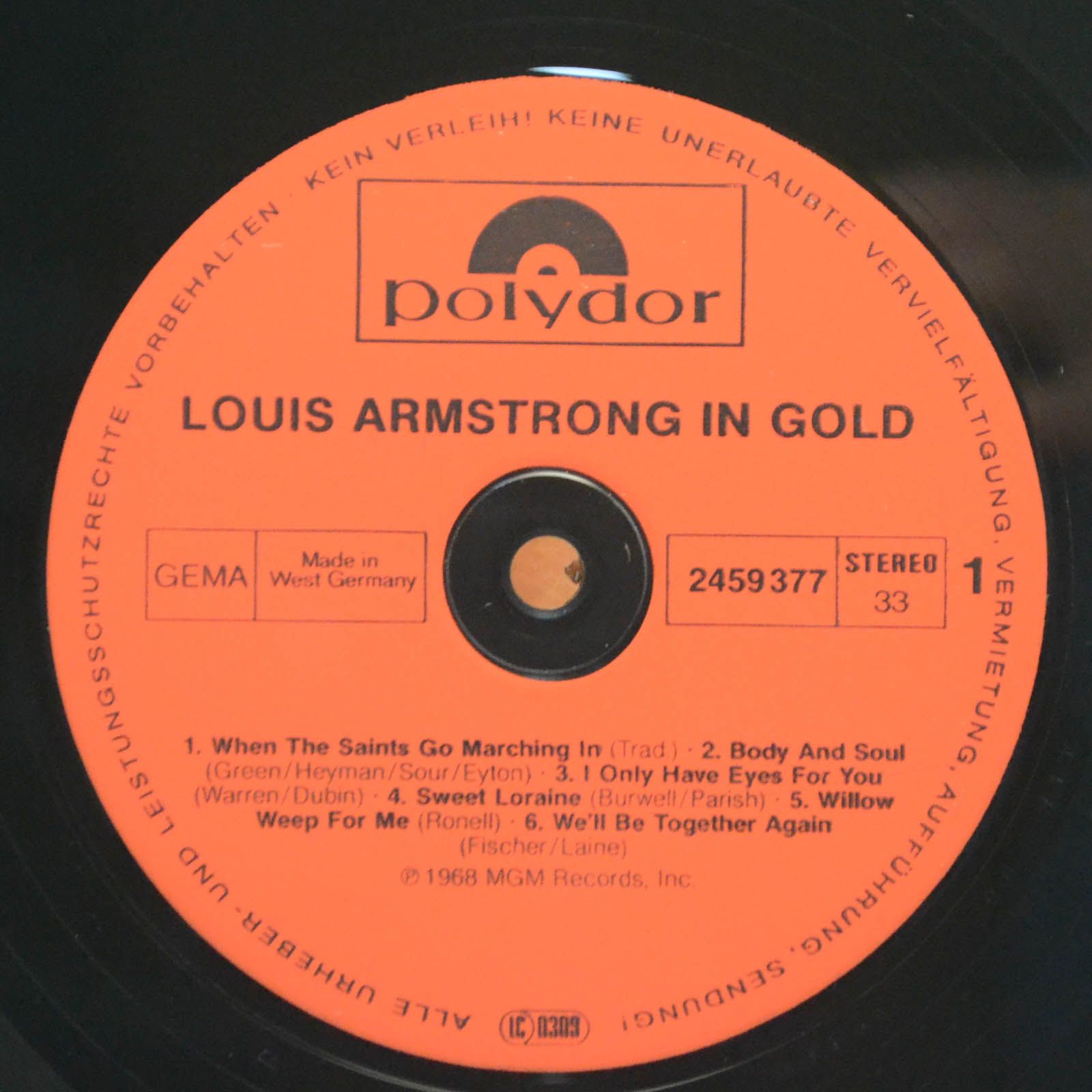 Louis Armstrong — In Gold, 1977
