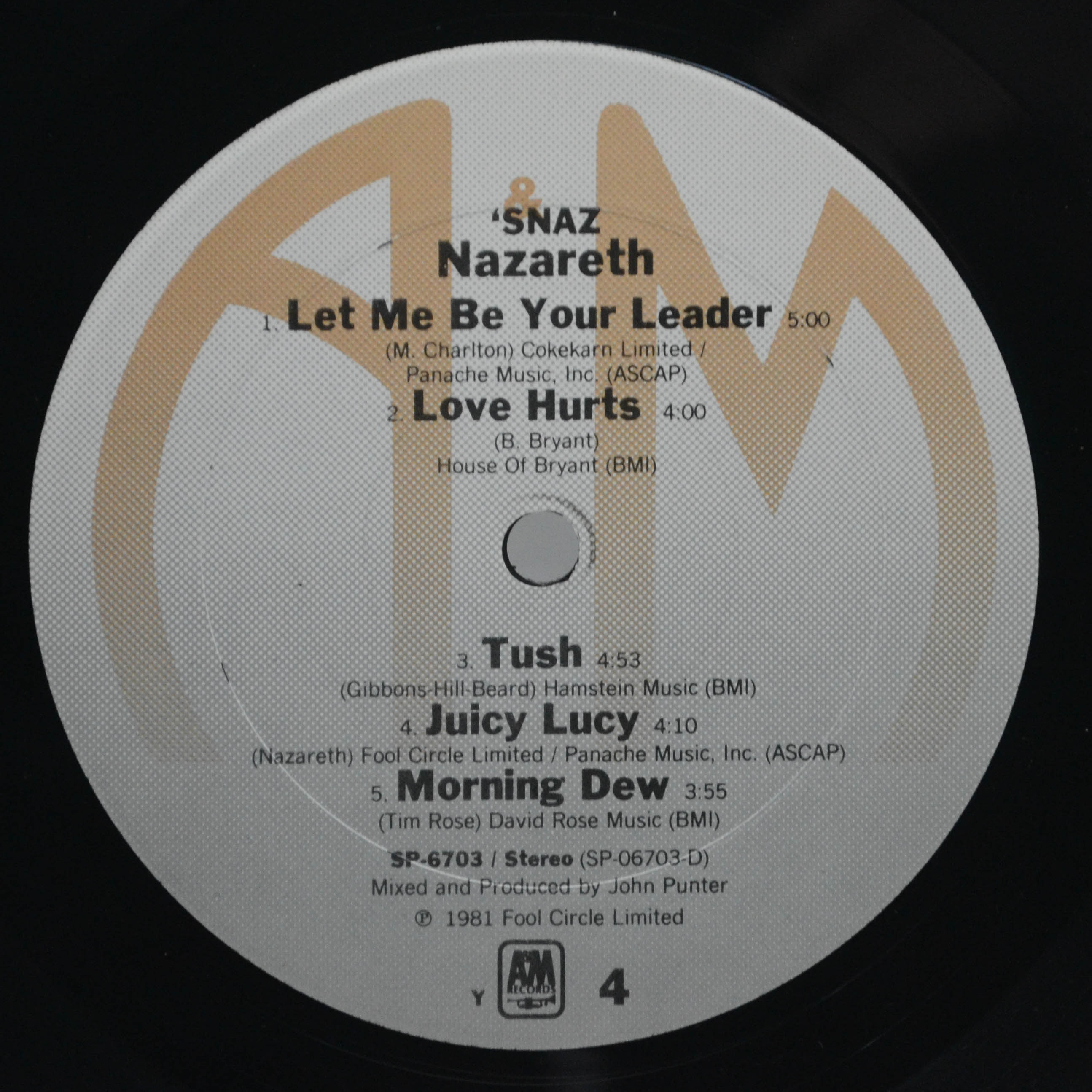 Nazareth — 'Snaz (2LP, USA, poster), 1981