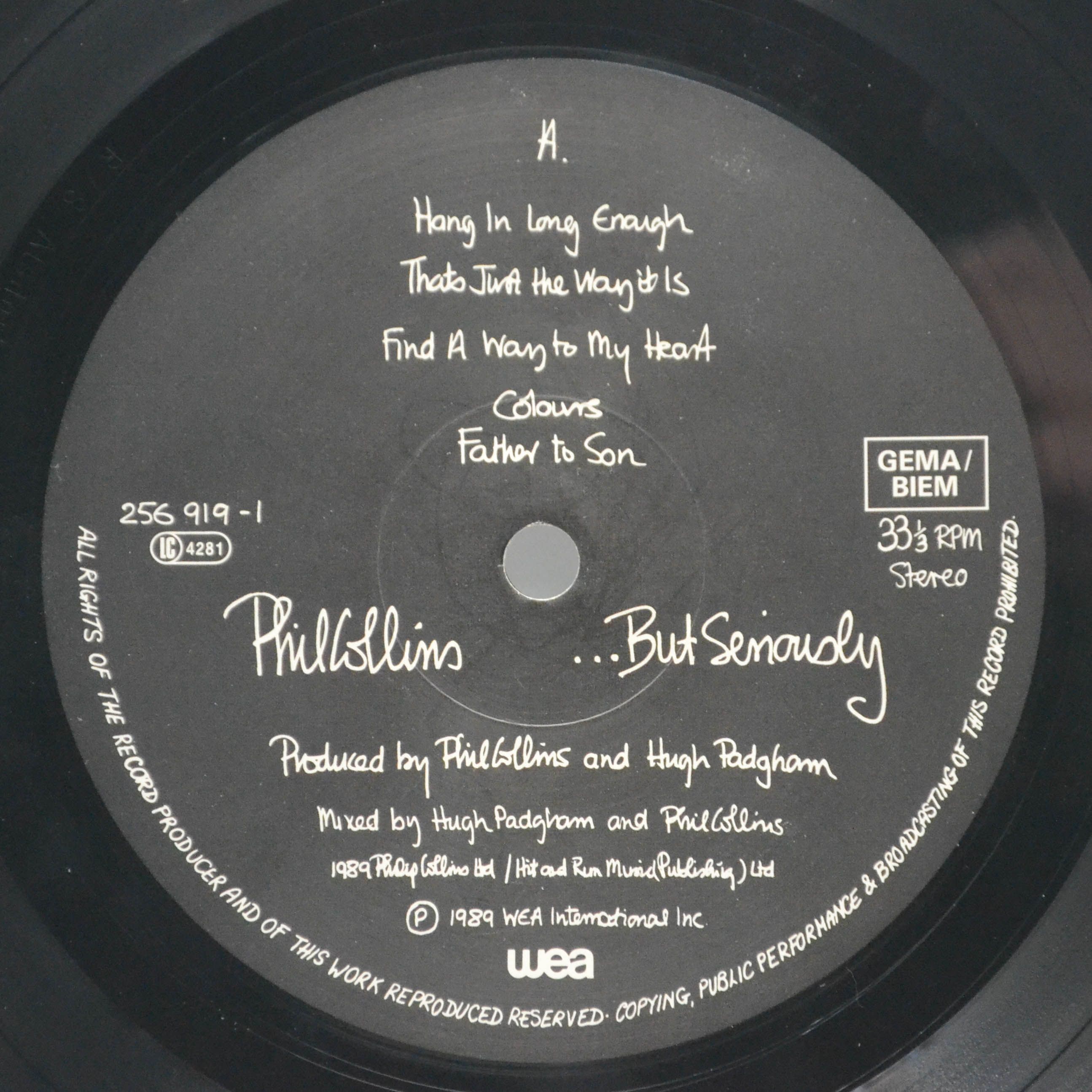 Phil Collins — ...But Seriously, 1989