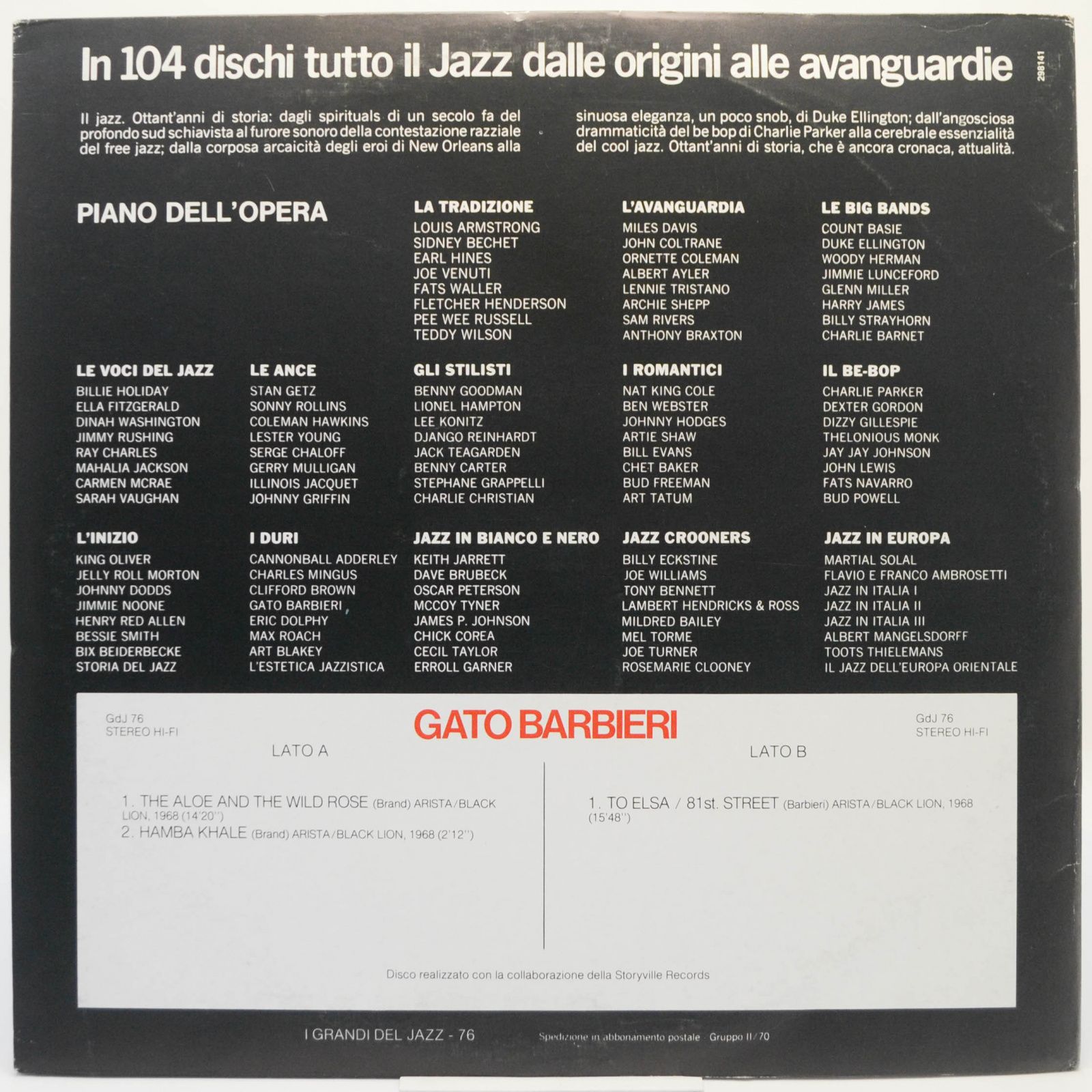 Gato Barbieri — Gato Barbieri, 1980