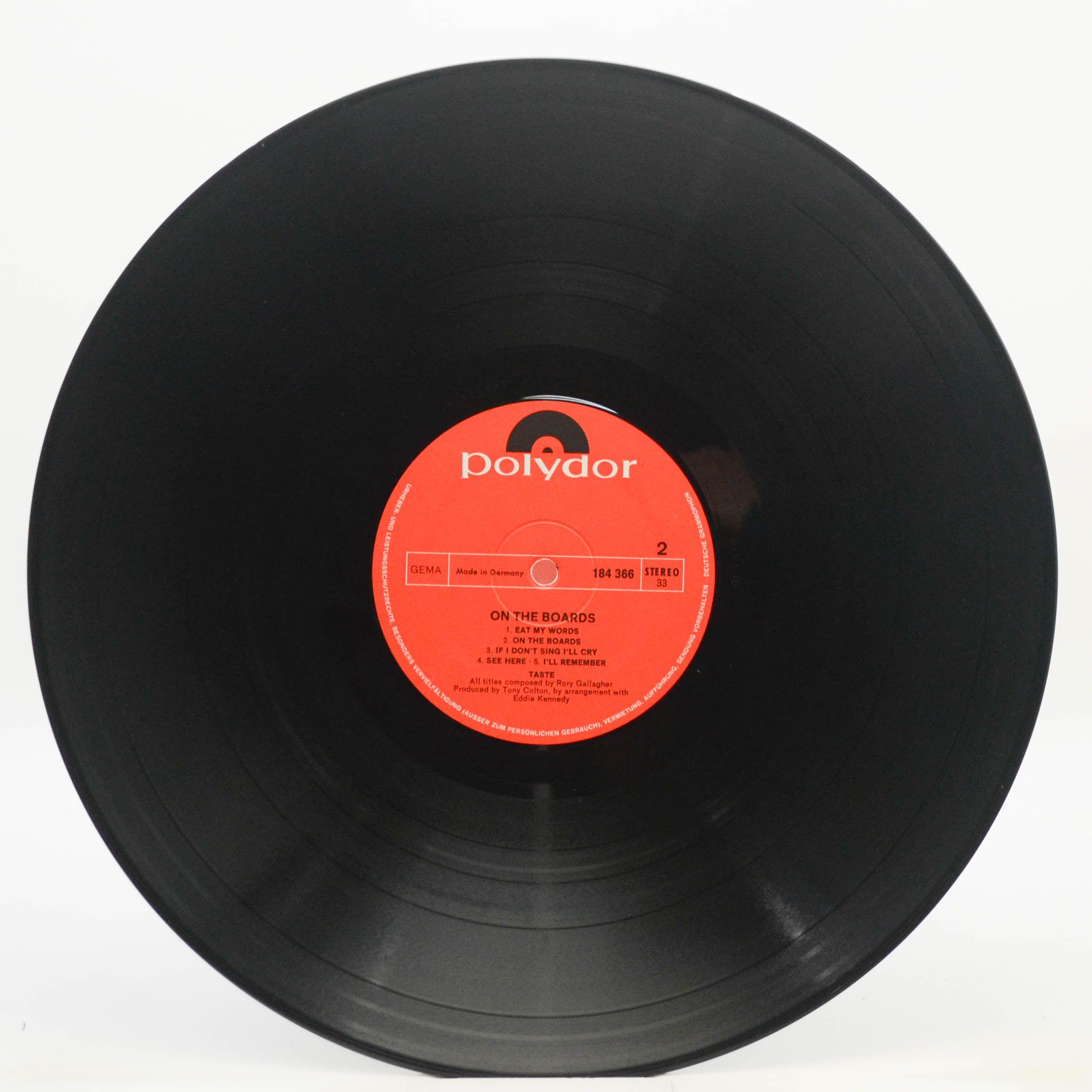 Виниловая пластинка Taste — On The Boards, 1970