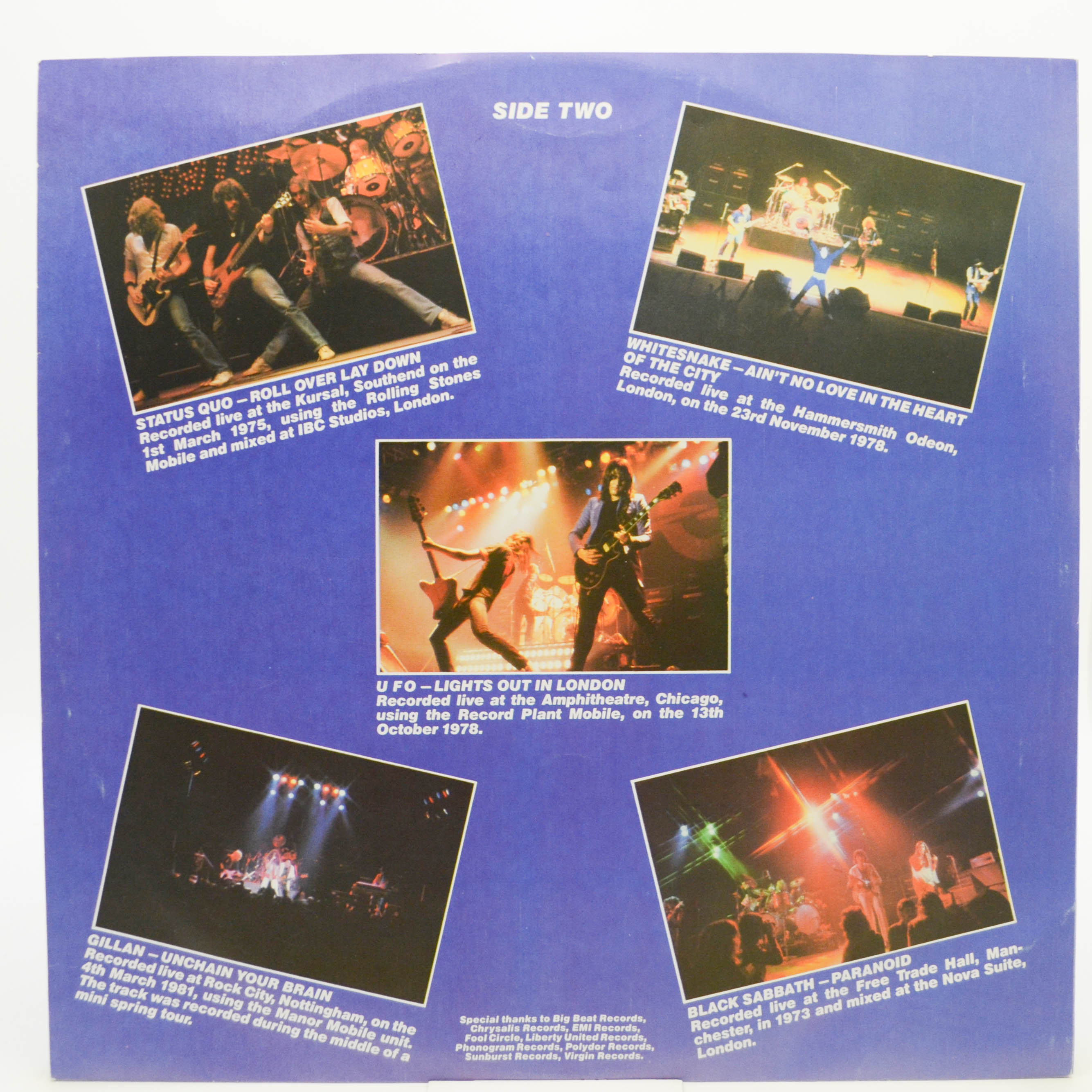 Various — Live And Heavy, 1981
